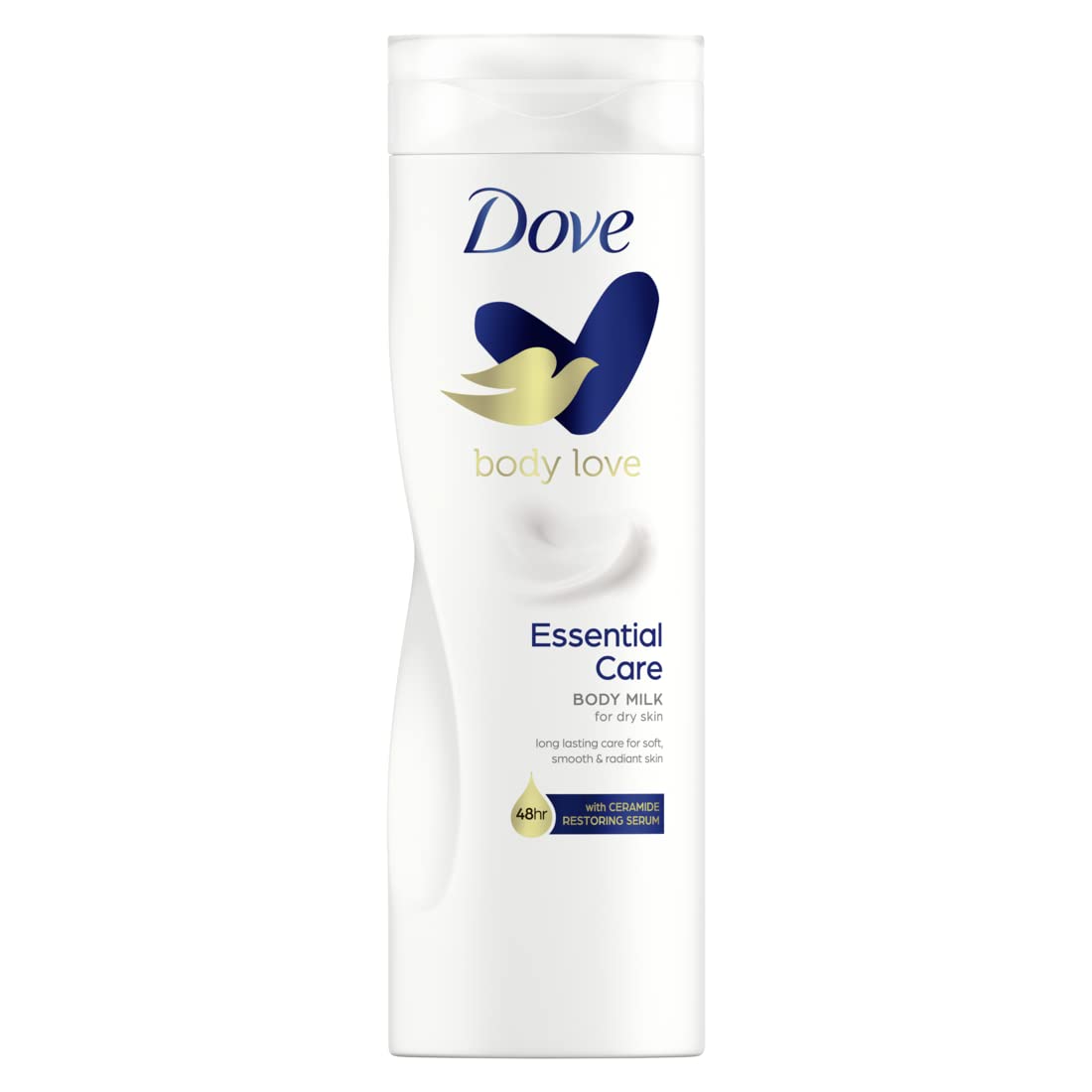 Dove Original Nourishing Body Milk for Dry Skin - 13.5 oz Hydrating Moisturizer | Perfect for Daily Skincare Routine & Post-Shower Hydration