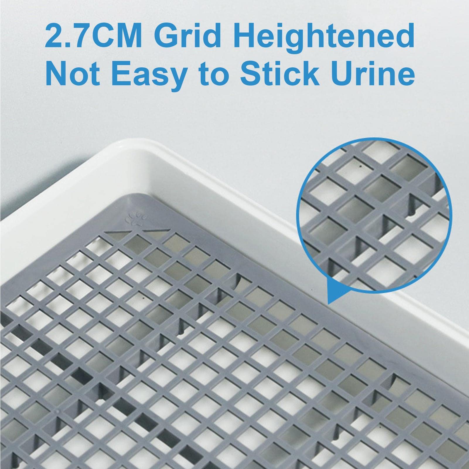 **Premium Dog Pee Pad Holder - Indoor Pet Toilet Training Mesh Tray for Small & Medium Dogs - Non-Slip Puppy Pad Holder for Floors - Perfect for Housebreaking & Apartment Living**