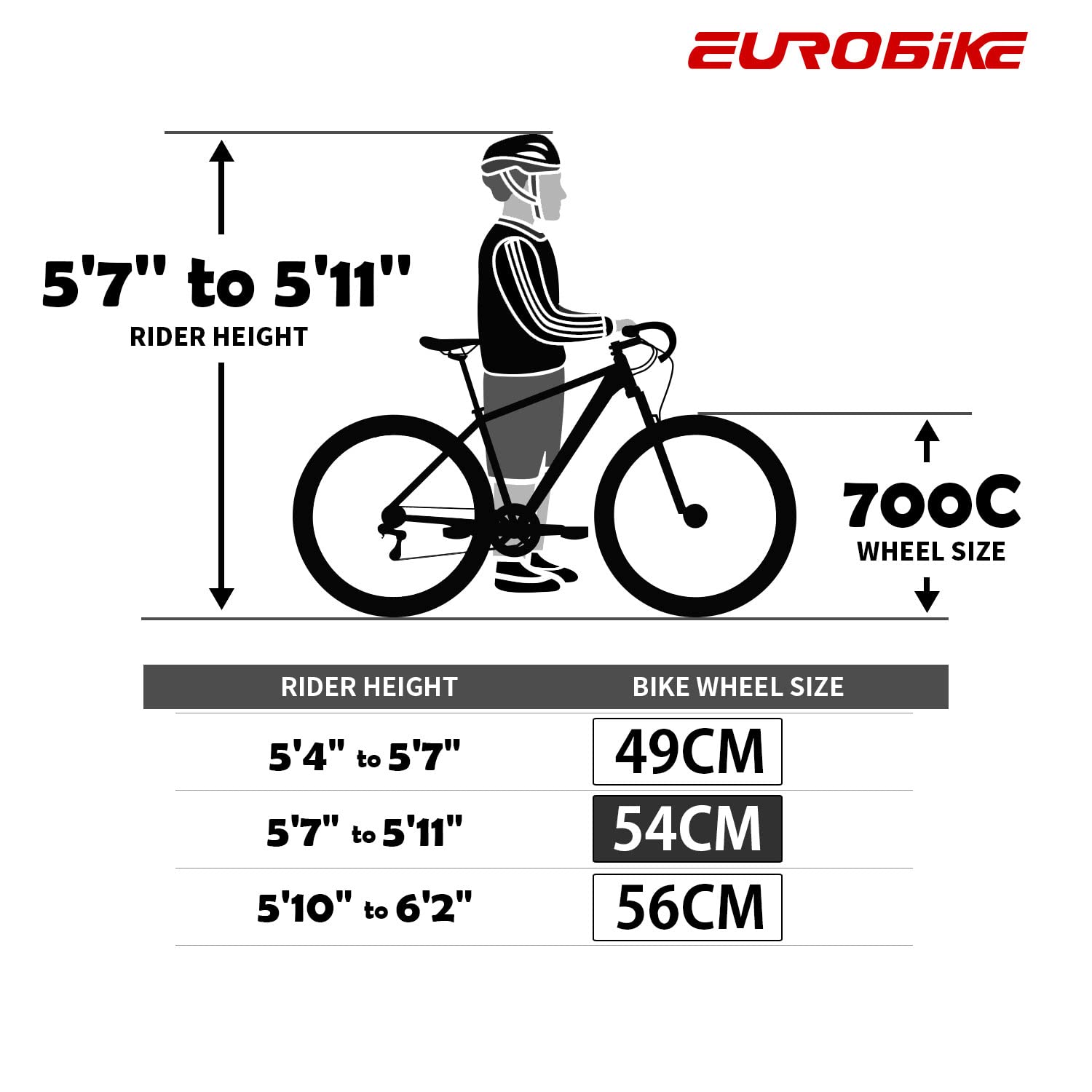 EUROBIKE XC550 Road Bike for Adults - 21 Speed, 54cm Frame, Dual Disc Brakes | Perfect for Commuting, Fitness & Road Cycling