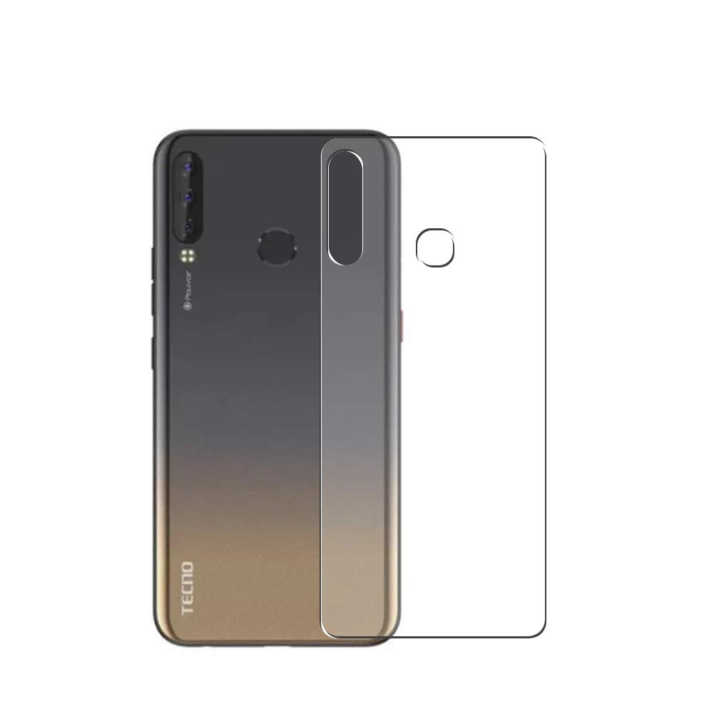 2 Pack Back Screen Protector Film for TECNO Spark Power - TPU Guard Cover (Not Tempered Glass) - Durable Scratch Protection for Phone Back Camera Lens - Perfect for Outdoor Activities, Travel & Daily Use