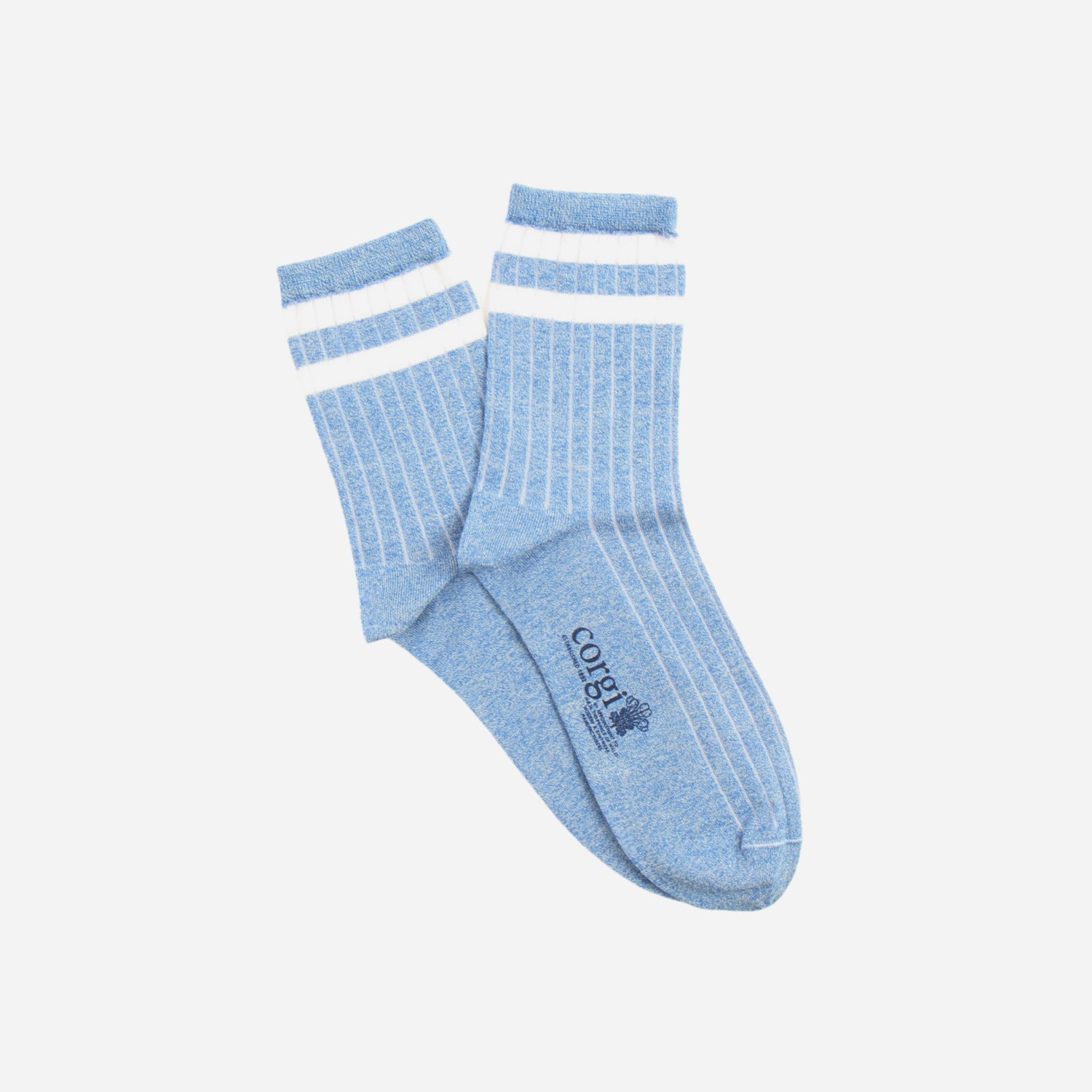 Men's 2 Stripe Cotton Quarter Socks - Breathable Athletic Socks for Running, Gym & Casual Wear - Pack of 6 Pairs