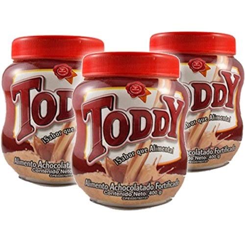 Premium Toddy Chocolate Drink Mix 400g - Authentic Venezuelan Cocoa - 3 Pack Bundle - Perfect for Hot/Cold Beverages, Baking & Desserts