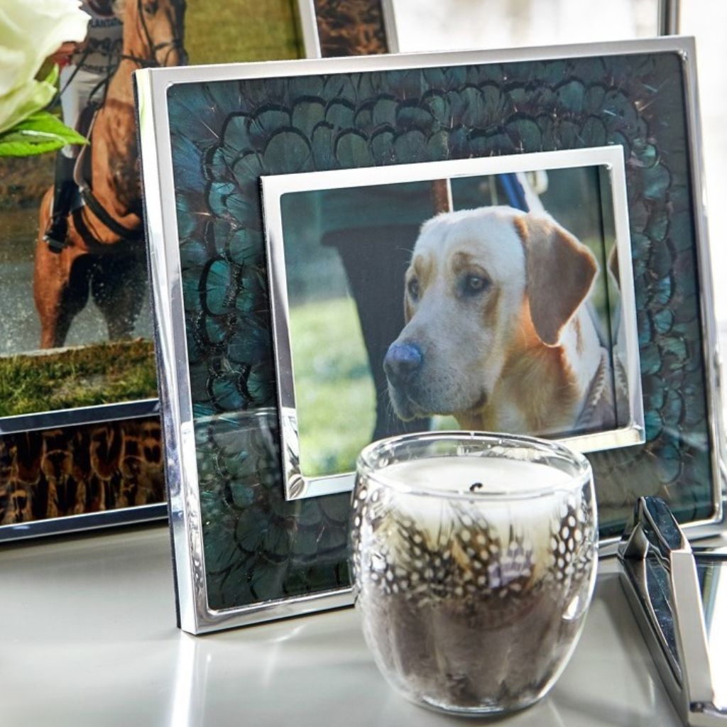 Premium Green Pheasant Photo Frame - Handmade Wooden Picture Frame for Wall Decor, Gifts - Perfect for Home, Office, or Wedding Decorations