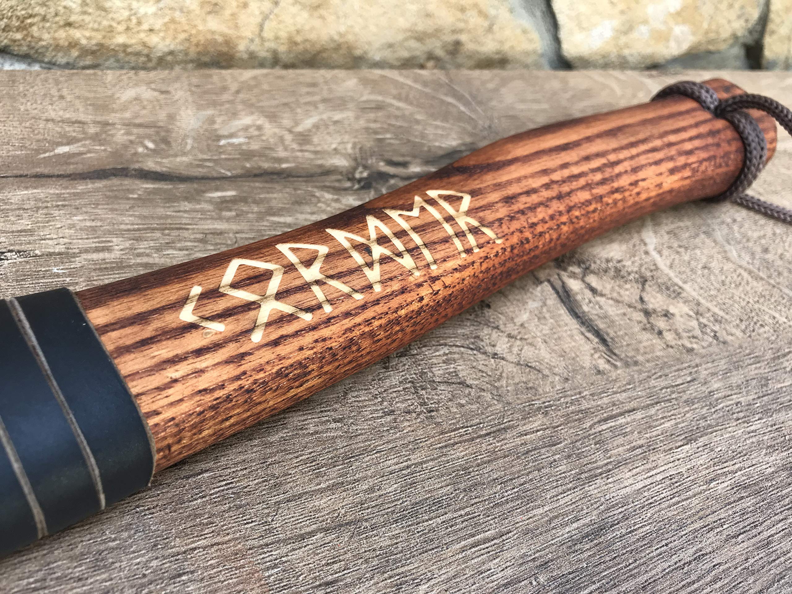 Viking Axe - Handcrafted Viking Gifts for Men with Vegvisir Symbol, Runes Art & Amulet - Perfect Viking Decor & Unique Gift for Boyfriend - Ideal for Home Decor, Viking Themed Parties & Norse Enthusiasts