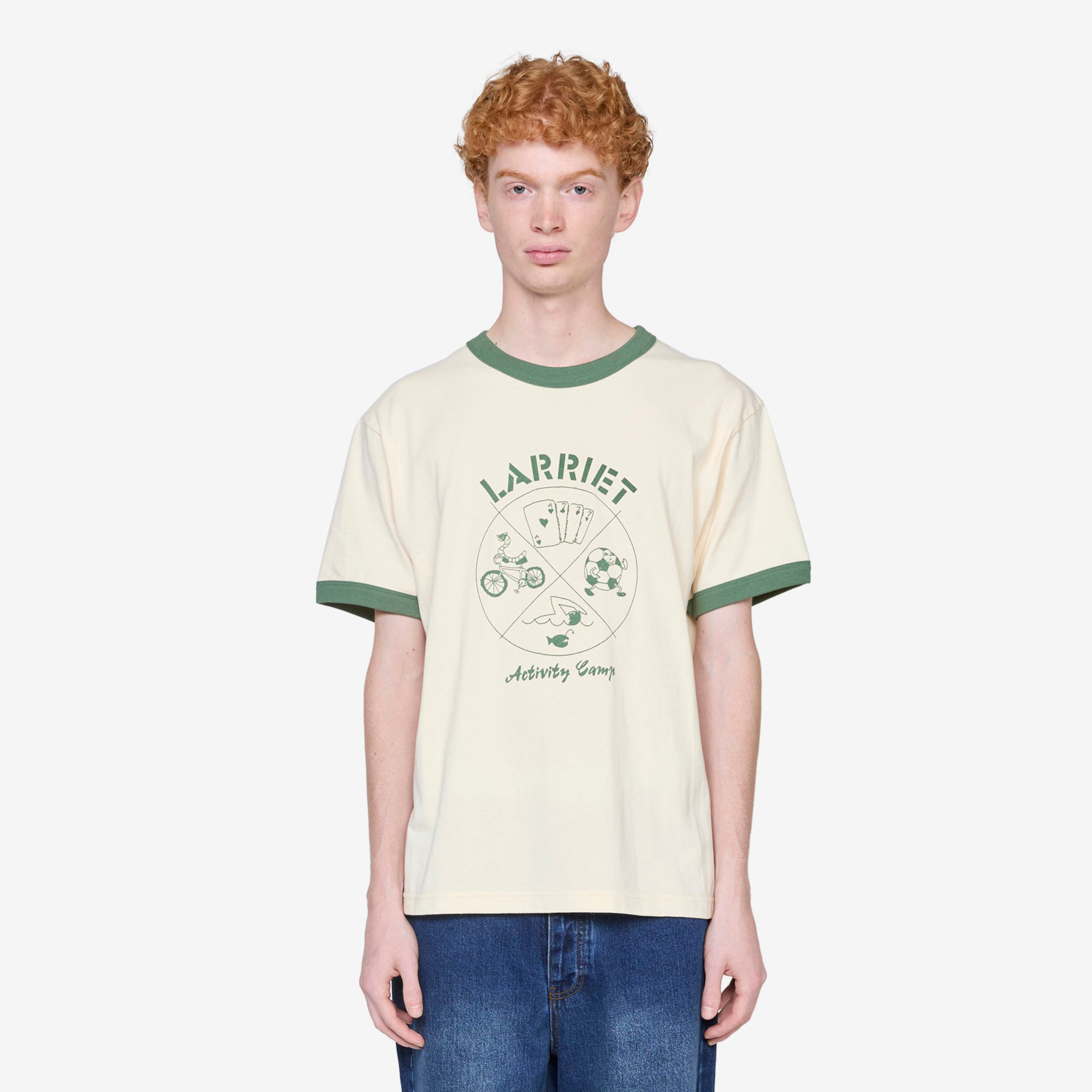 Camp Larriet T-Shirt - Natural Cotton Tee for Men & Women | Casual Wear, Outdoor Activities & Everyday Comfort