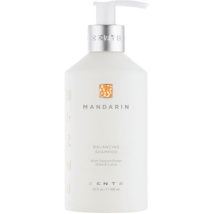 ZENTS Shampoo for Healthy Hair - Mandarin Scented Natural Hair Care - Perfect for Daily Use & Salon Quality Results at Home