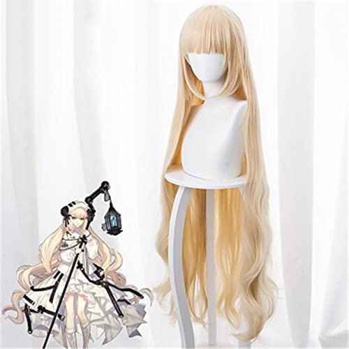 **Arknights Nightingale Cosplay Wig - Heat Resistant Synthetic Long Hair Wig with Wig Cap for Anime Conventions, Halloween & Role Play**