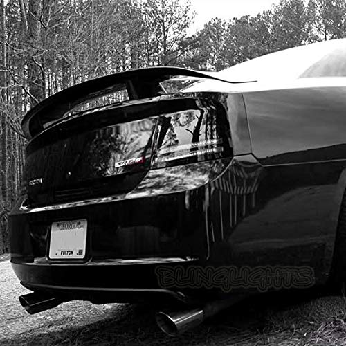 Smoke Tinted Taillight Vinyl Overlay Covers for Dodge Charger (2006-2023) - Easy DIY Installation, Waterproof Protection - Upgrade Your Car's Rear Lights for a Sleek Custom Look (Perfect for Night Driving & Car Shows)