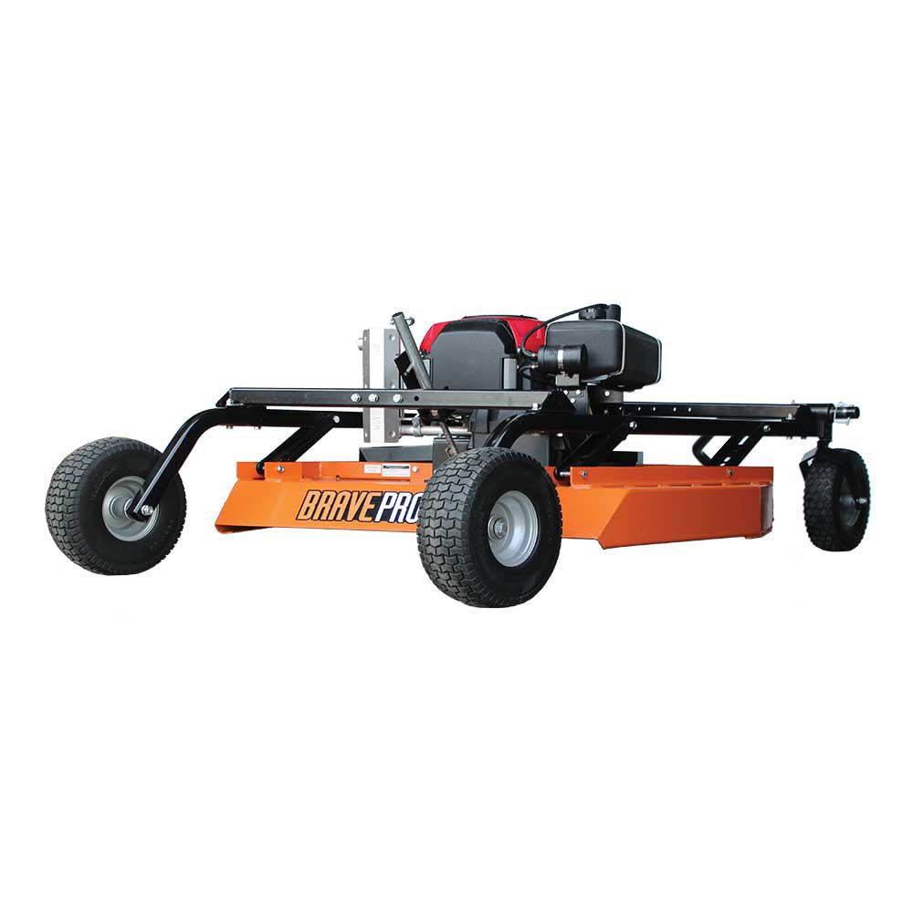 Brave 44-Inch Rough Cut Tow Behind Mower with Honda GXV630 Engine - Ideal for Large Property Lawn Care & Field Maintenance