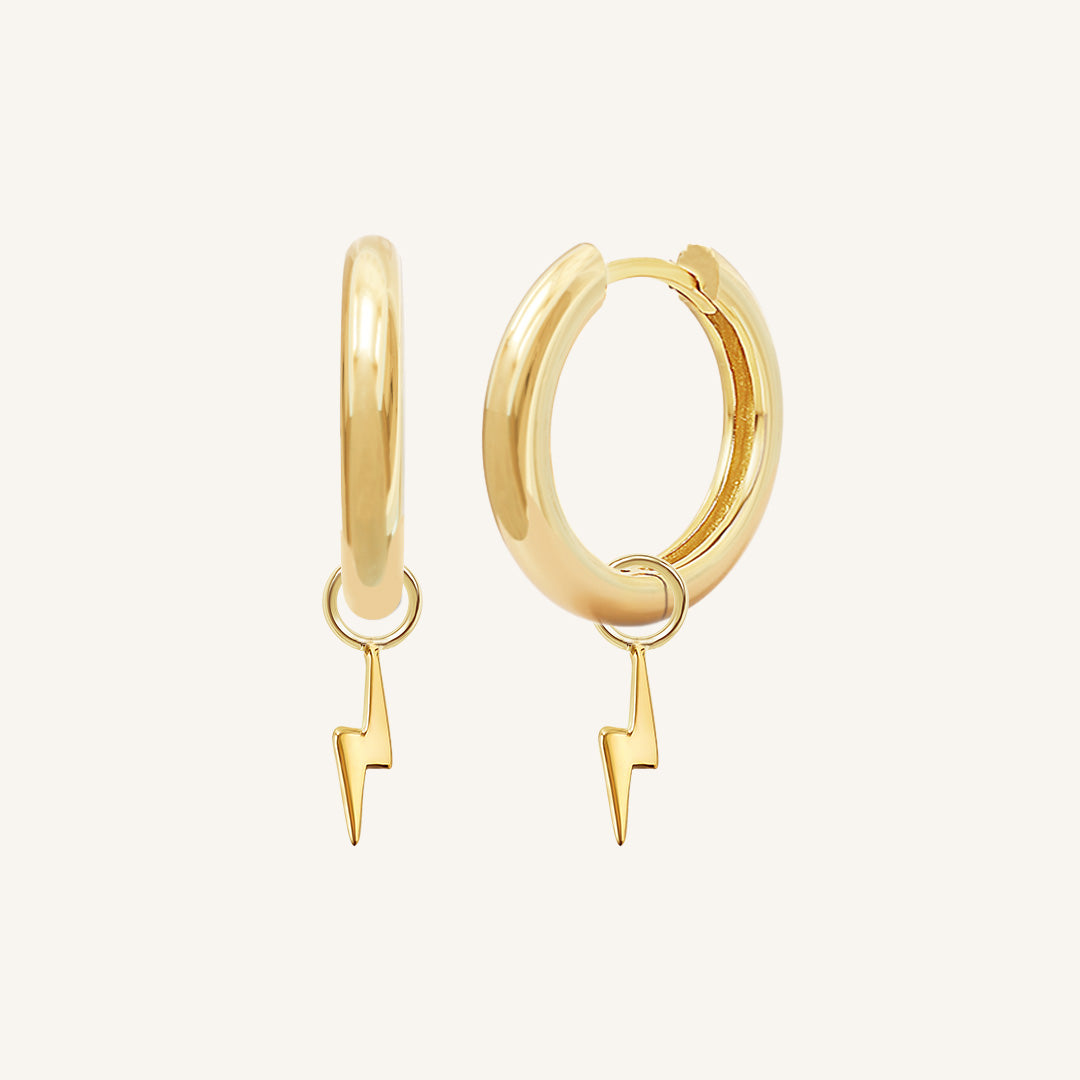 Ignite Plain Hoops Earrings for Women - Minimalist Gold & Silver Hoop Earrings - Everyday Wear, Office & Party Jewelry