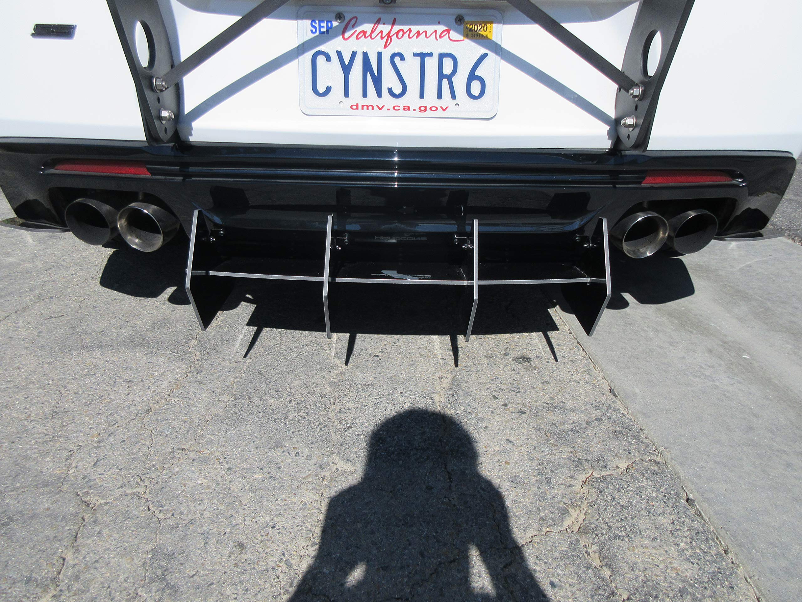 **2016-2021 Camaro SS Rear Diffuser - High-Performance Hardcore Design | Made in USA | Enhances Aerodynamics & Style for Racing & Street Driving**