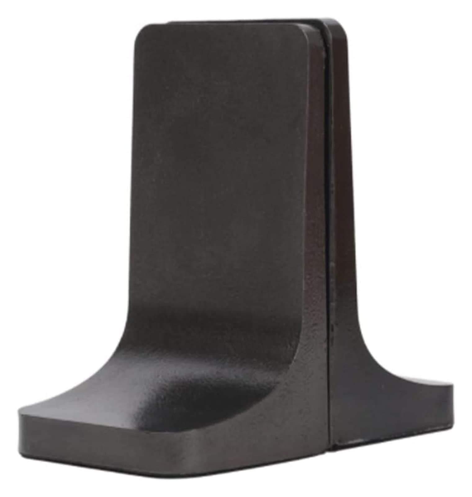 Modern Metal Bookends for Books - Simple & Stylish Brown Bookend Set for Study Room, Bookcase, Office Desk, Bedroom Decor - Perfect for Organizing Books, Magazines, and Office Supplies