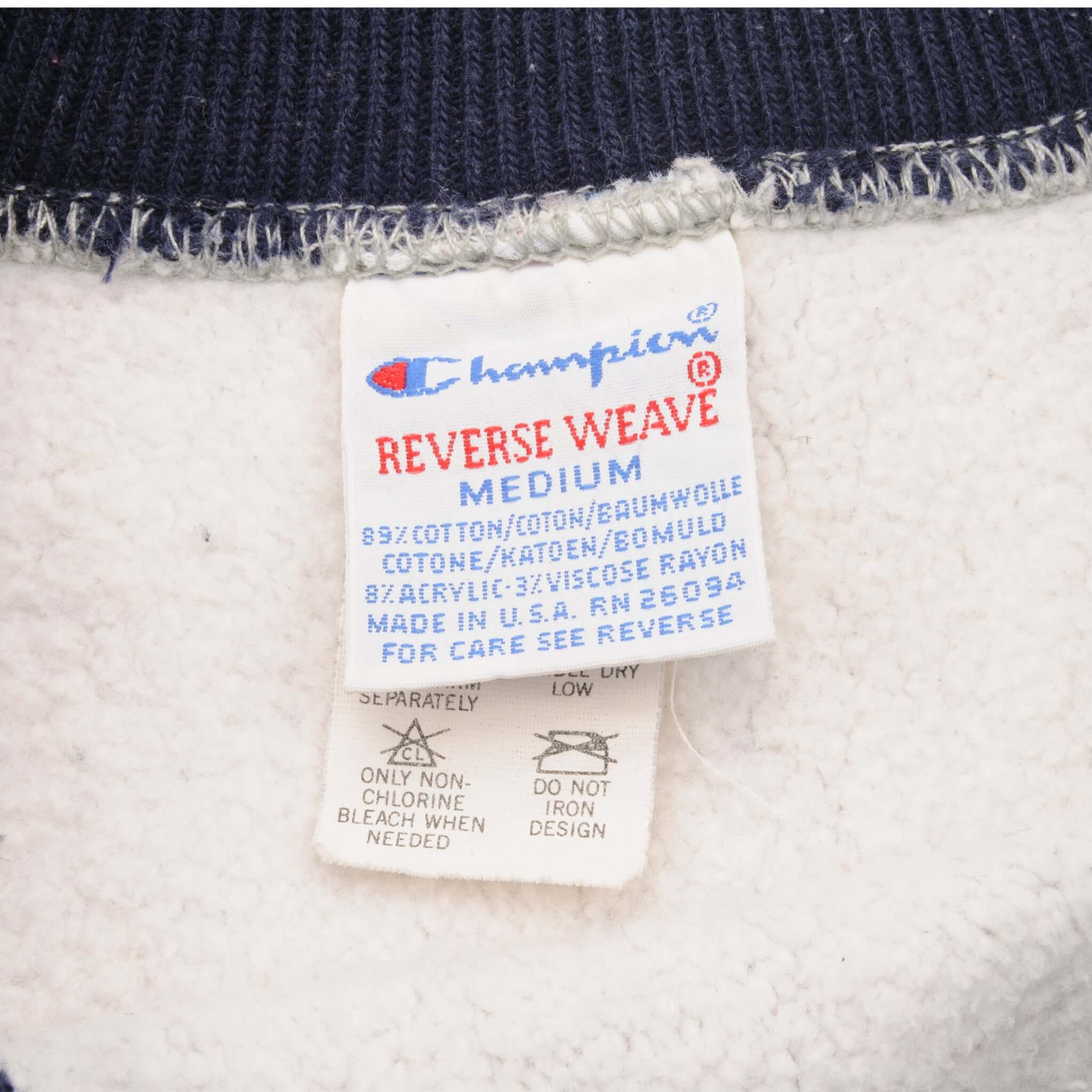 Vintage Champion Reverse Weave Cape May Sweatshirt 1990s Medium - Made in USA - Retro Streetwear for Men & Women - Perfect for Casual Outfits, Gym Wear and 90s Fashion Style