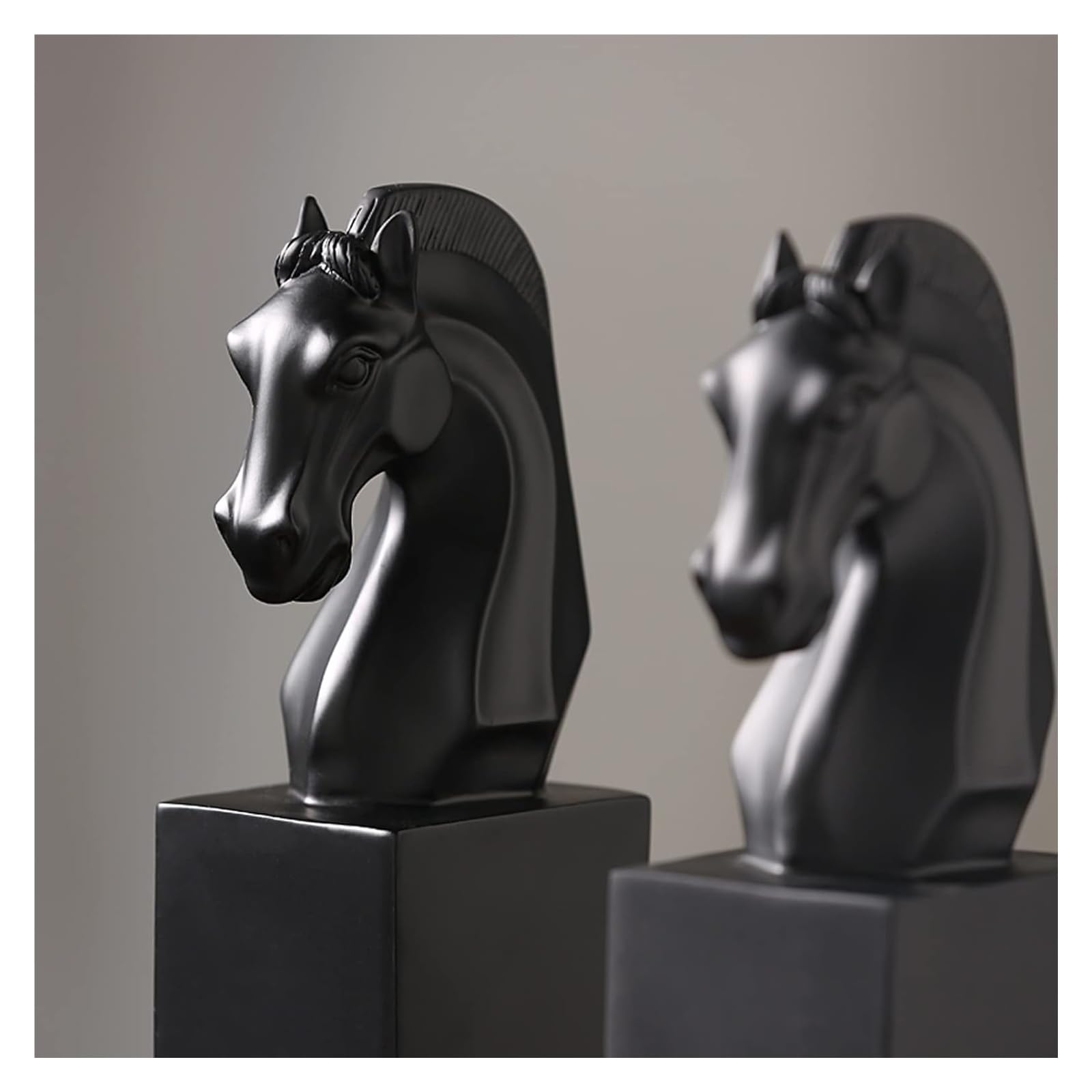 Stylish Resin Bookends for Shelves - Non-Skid Heavy Duty Book Supports, Office & Home Decor Book Stoppers - Perfect for Organizing Books, Cookbooks & Display Items