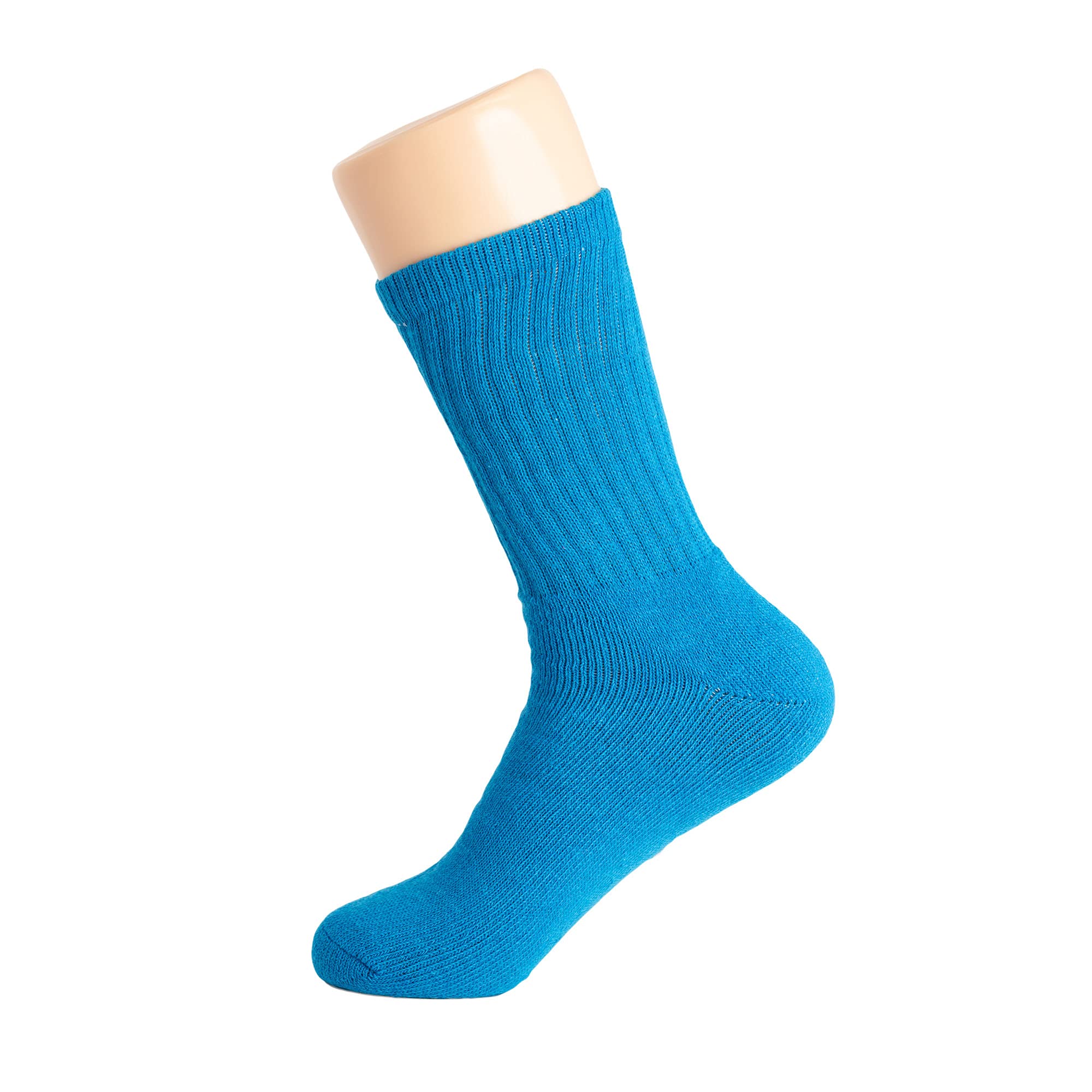 American Made Solid Cotton Cushion Crew Socks for Men - Breathable Athletic Sport Socks for Running, Gym & Everyday Comfort