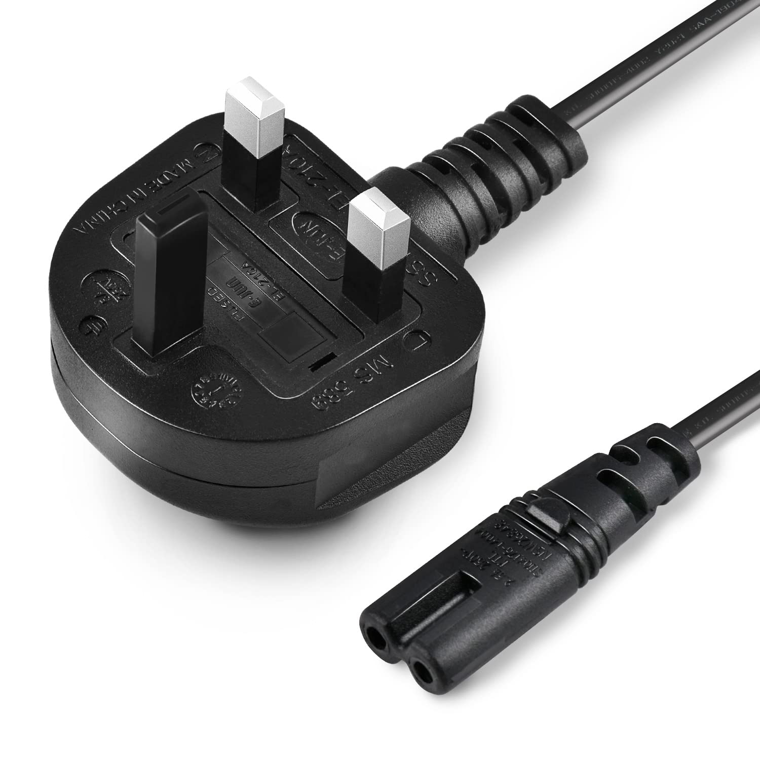 UK Power Cable Compatible with HP Envy Photo 6234 All-in-One Printer - Replacement Power Cord for Home & Office Use