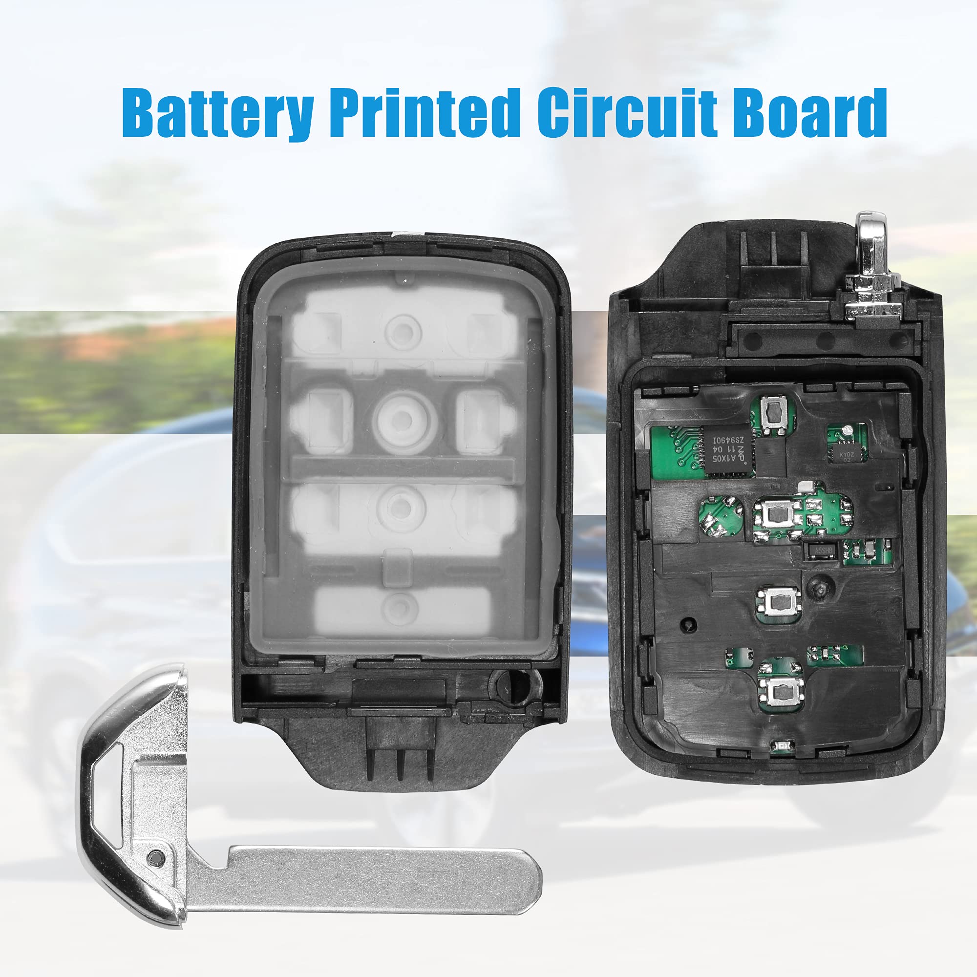 Replacement Smart Key Fob for Honda CR-V 2015-2016 - ACJ932HK1210A Remote Car Key | Perfect for Key Replacement, Spare Keys & Vehicle Security