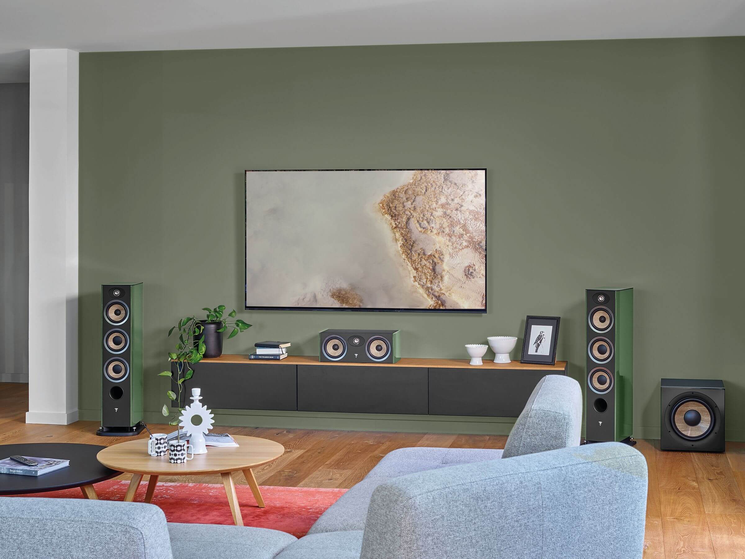 Focal Aria Evo X Center Speaker - High-End Home Theater Audio System for Movies, Music & Gaming - Perfect for Living Room & Media Room Setup