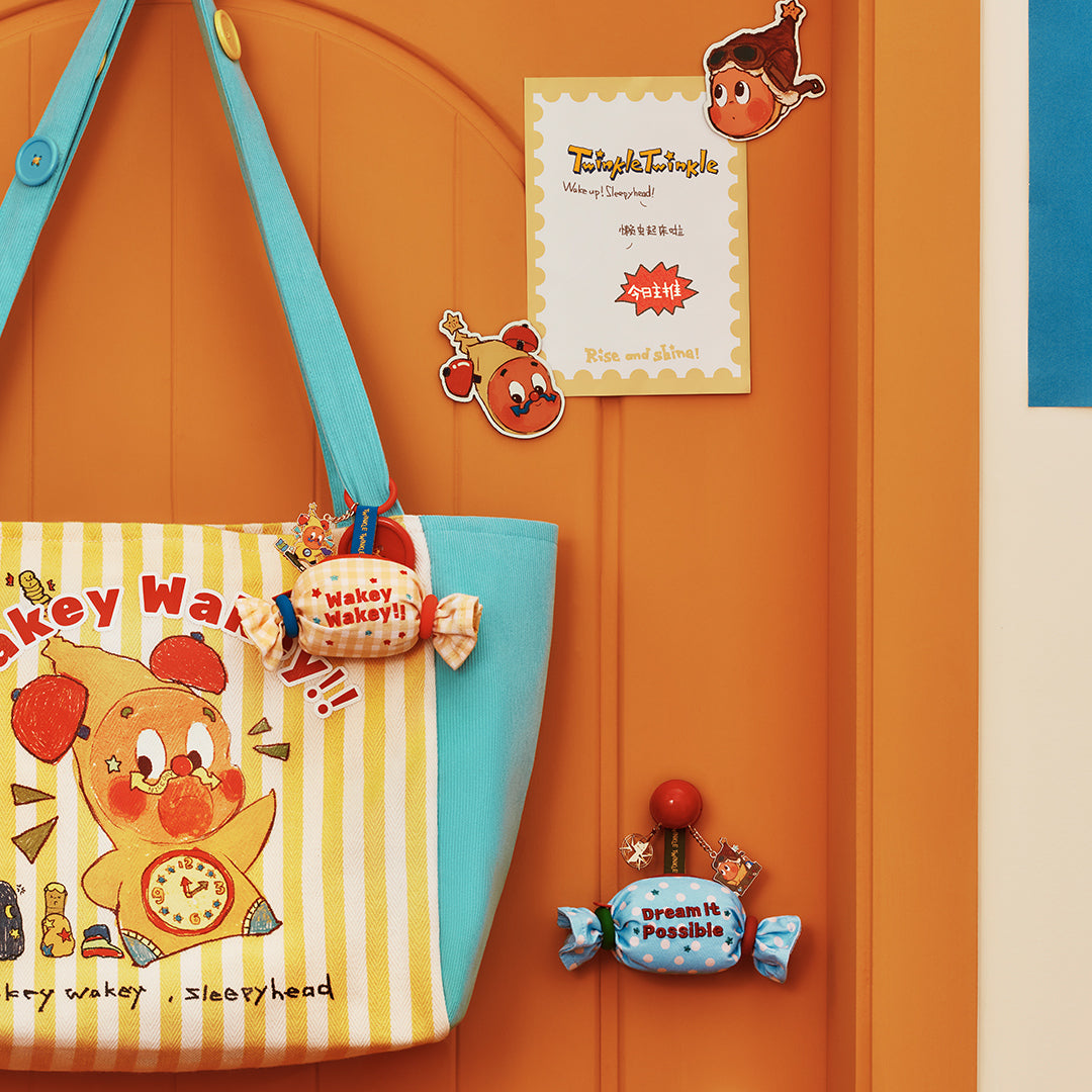 POP MART Twinkle Twinkle Be a Little Star Series Tote Bag - Stylish Cute Canvas Shoulder Bag for Women, Girls | Perfect for School, Shopping & Daily Use