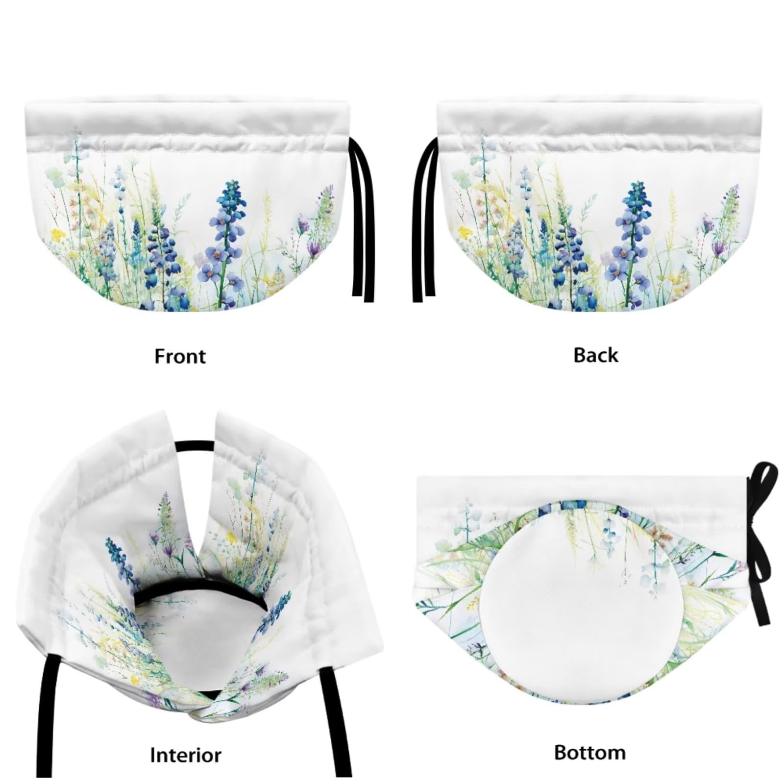 Insulated Tea Kettle Cover Set of 2 - Cactus & Purple Floral Print Teapot Cozy with Elastic Band for Heat Retention & Dust Protection | Perfect for Kitchen, Breakfast Tea Time & Home Decor