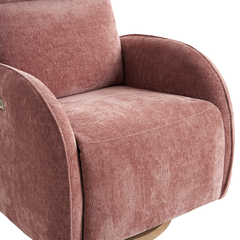Electric Swivel Nursery Glider Chair - Comfortable Rocking Recliner for Breastfeeding, Baby Shower & Nursery Room (Gray) - Perfect for Nursing, Reading & Relaxing with Your Newborn