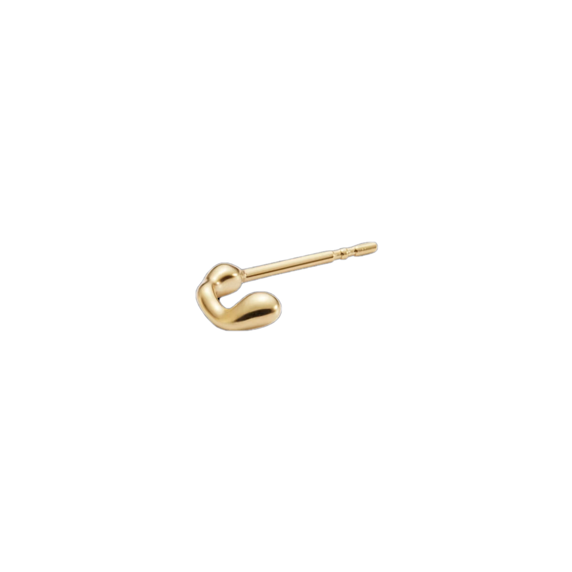 14K Gold Stud Earrings for Women - Dainty Minimalist Hoop Earrings for Everyday Wear - Perfect for Work, Date Night & Special Occasions