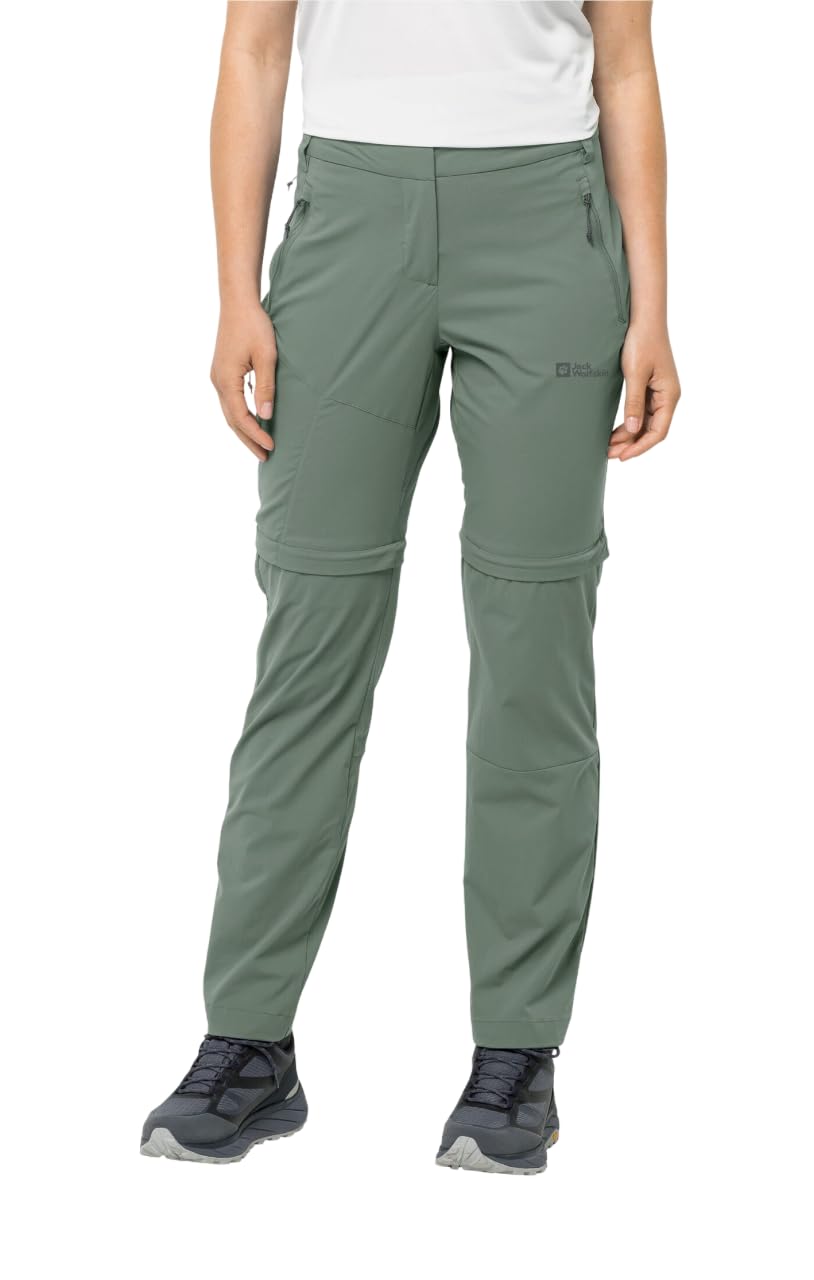 Jack Wolfskin Women's Glass Valve Casual Pants - Lightweight Hiking & Travel Pants for Outdoor Adventures, Walking & Everyday Wear