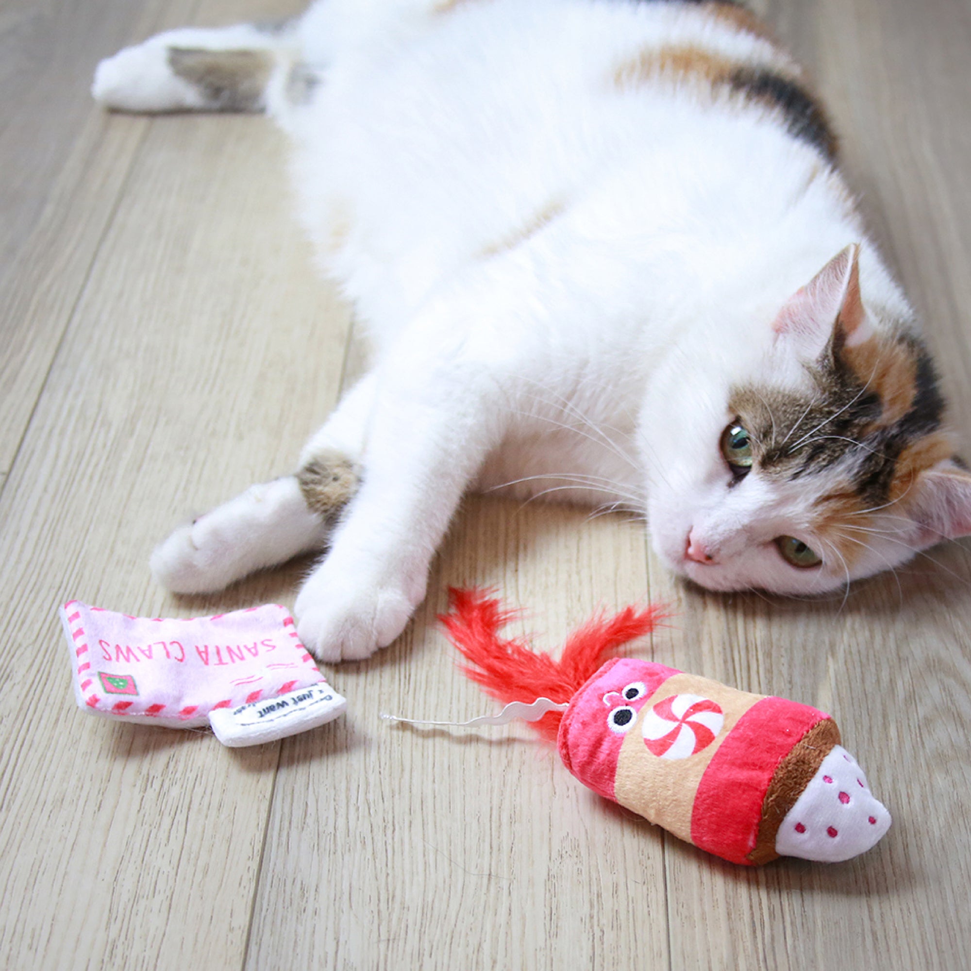 Mad Cat Pepurrmint Latte 2 Pack Cat Toy - Interactive Catnip Toys for Indoor Cats, Kitten Playtime & Stress Relief