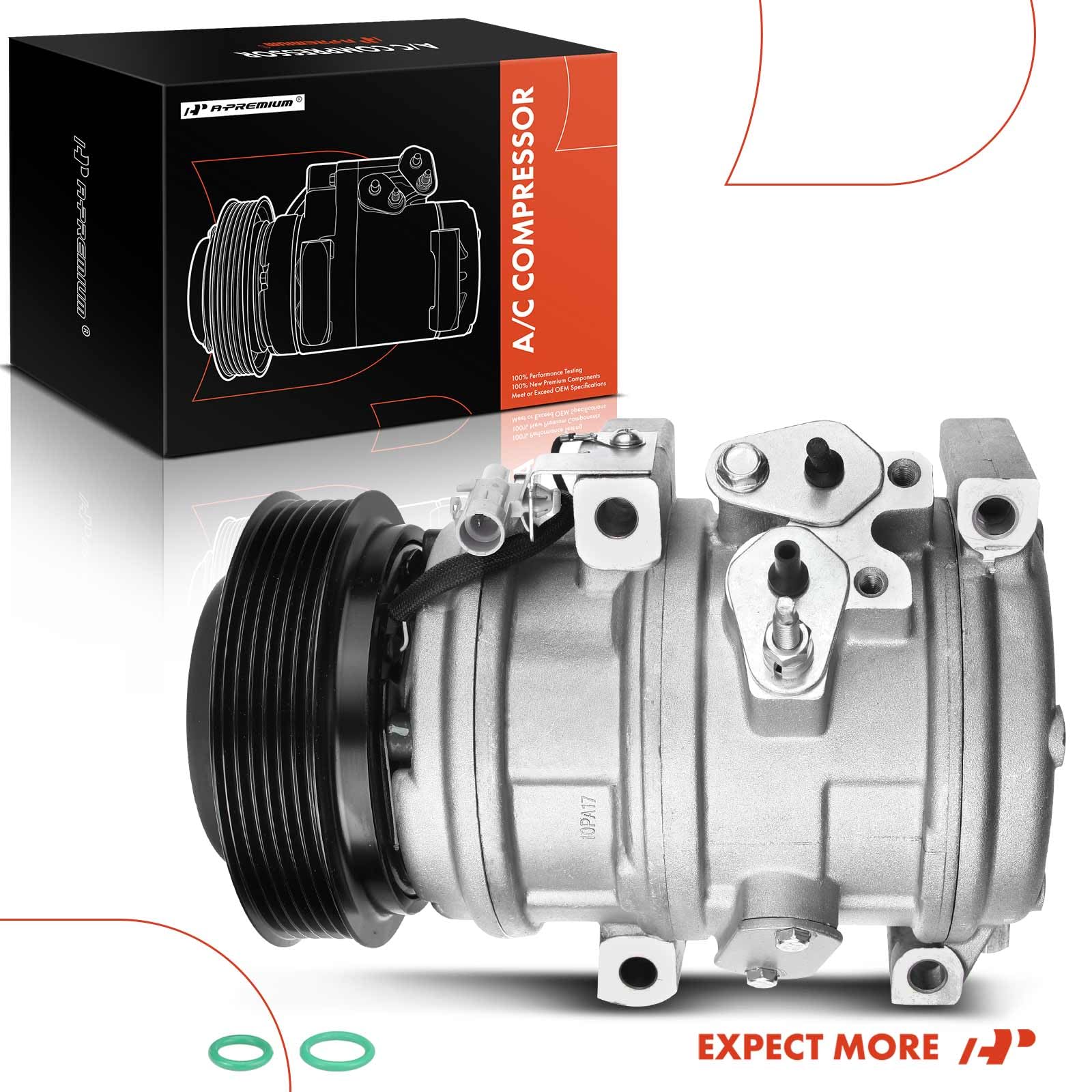 Premium AC Compressor with Clutch for 2000-2006 Toyota Tundra 4.7L - High Performance Replacement Part for Cool & Comfortable Driving