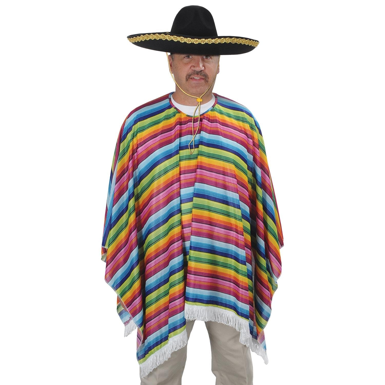 12 Pack Beistle Fiesta Serape - Colorful Mexican Party Decorations for Cinco de Mayo, Birthday & Themed Parties - Perfect for Wall Decor, Table Settings & Photo Backdrops