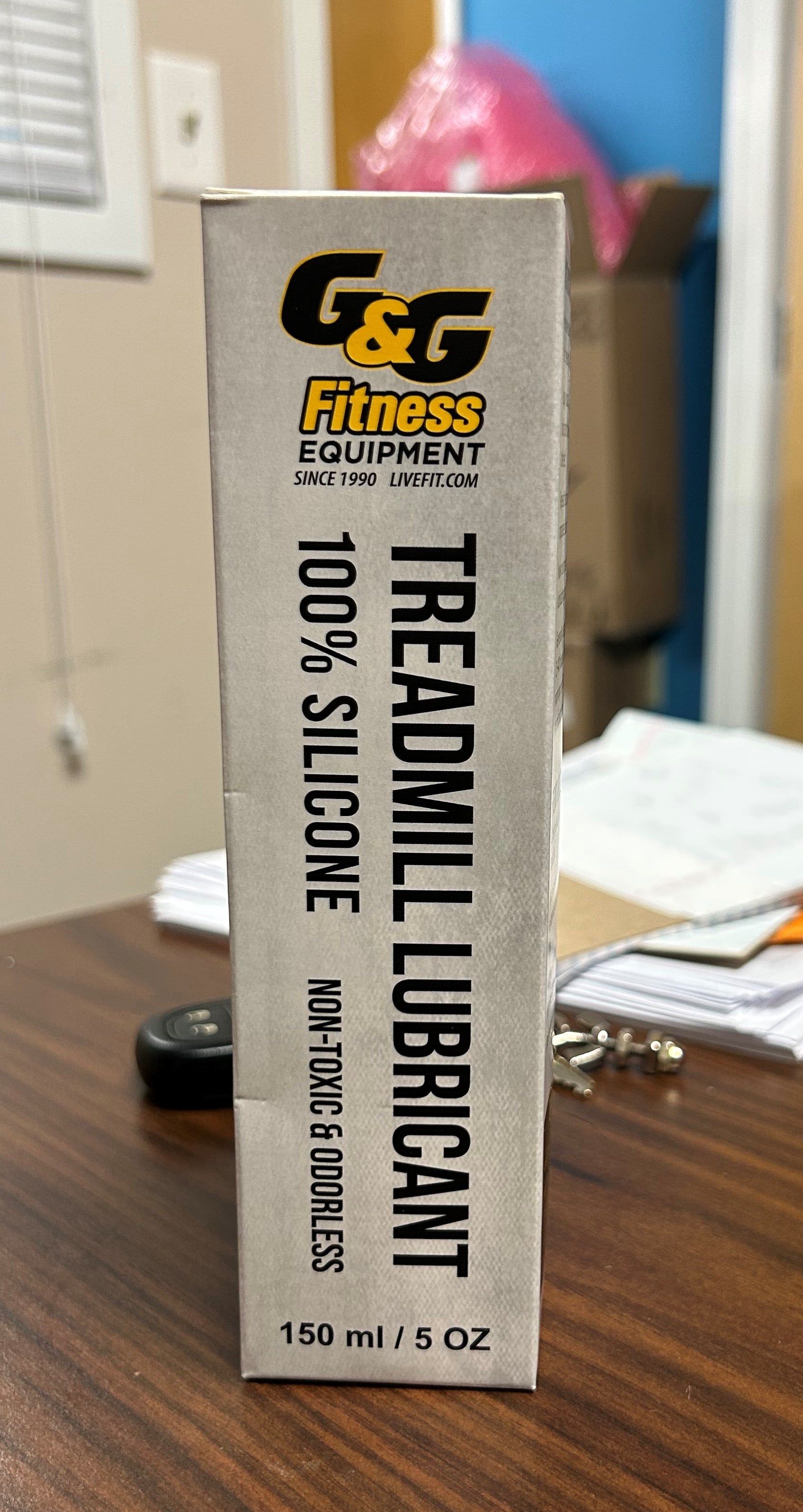 Premium Silicone Treadmill Lubricant - 5oz Bottle for Smooth, Quiet Running - Ideal for Home & Gym Treadmill Maintenance