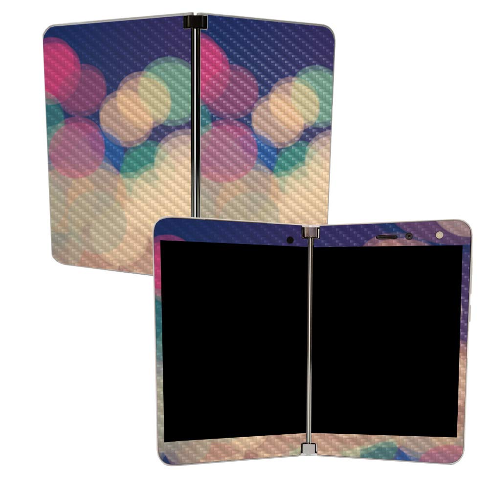 Premium Carbon Fiber Skin for Microsoft Surface Duo - Protective & Durable Textured Cover | Easy to Apply & Remove | Made in USA | Perfect for Work, Travel & Everyday Use