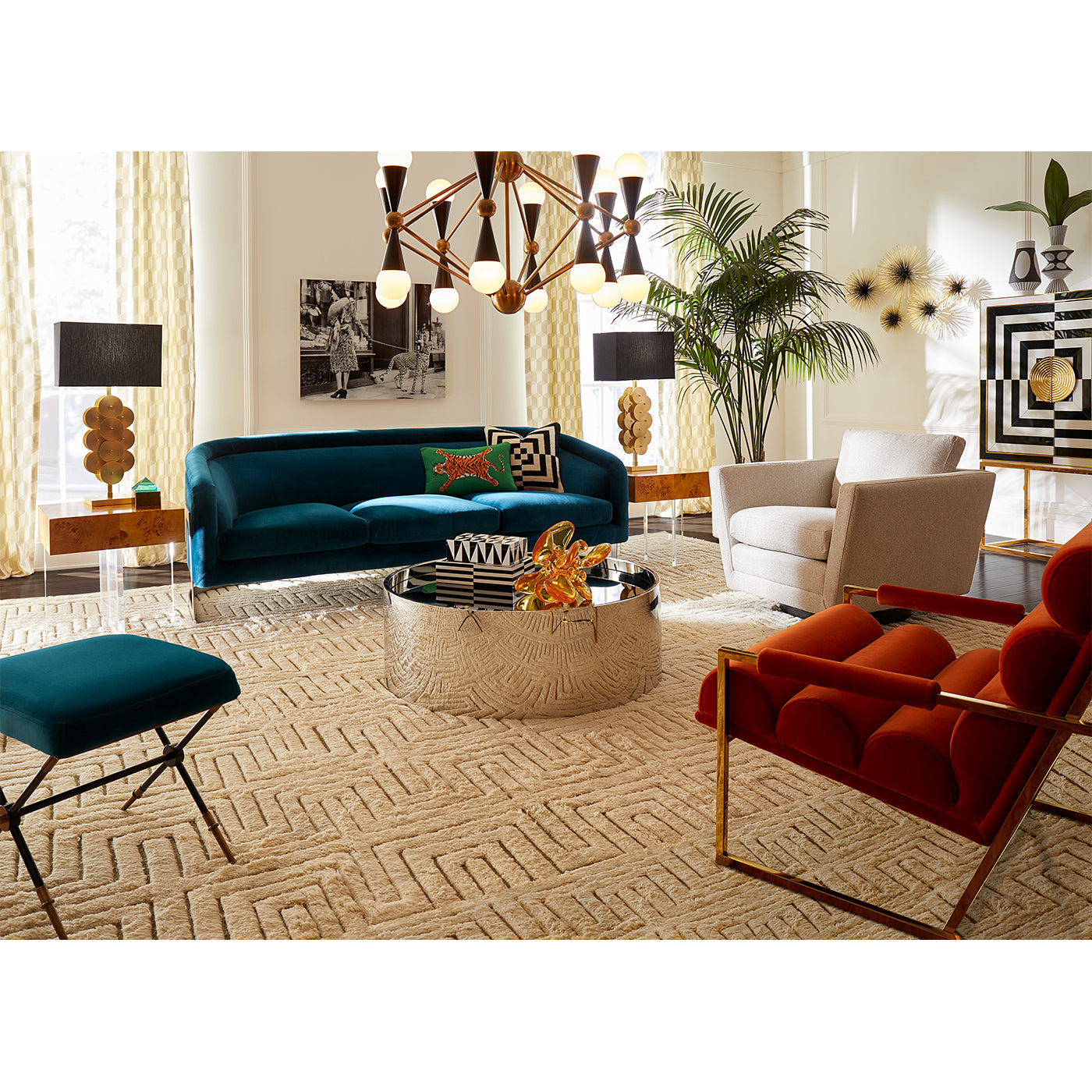 Handmade Lisbon Wool Area Rug - Traditional Hand Knotted Design for Living Room, Bedroom & Dining Room Decor