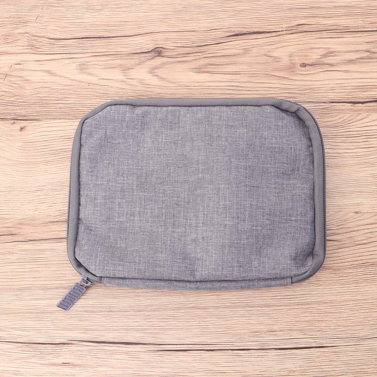 UKCOCO Waterproof Nylon Watch Band Storage Bag - Portable Organizer Pouch Case for Smartwatch Accessories (Grey) | Perfect for Travel, Gym & Home Watch Band Organization