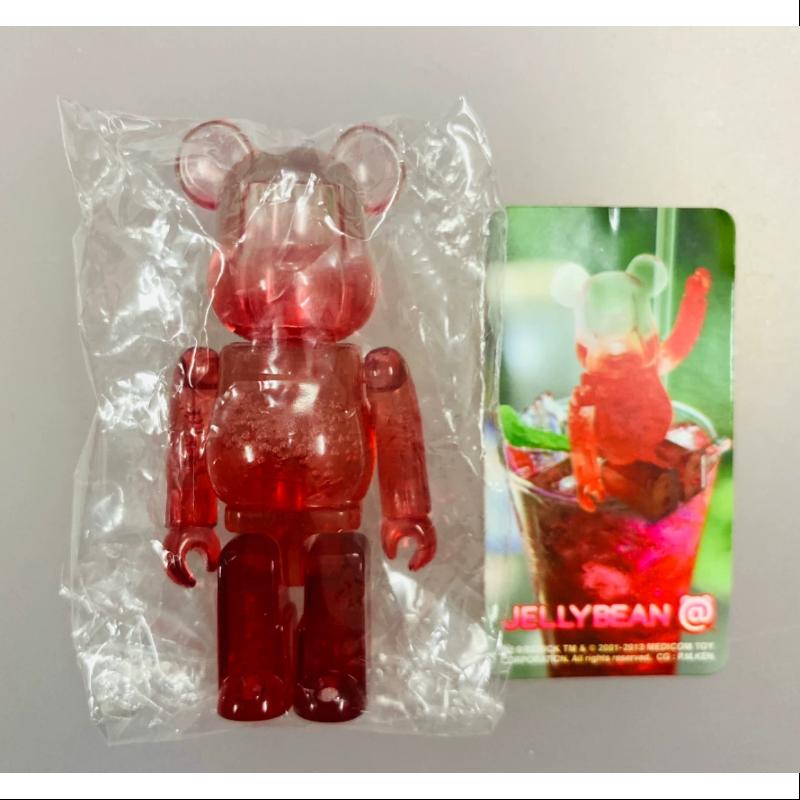 Bearbrick Series 26 JELLYBEAN Red Bubble 100% Collectible Vinyl Art Toy - Limited Edition Japanese Designer Figure for Display & Investment | Perfect for Home Decor, Office Collection, and Gift Giving