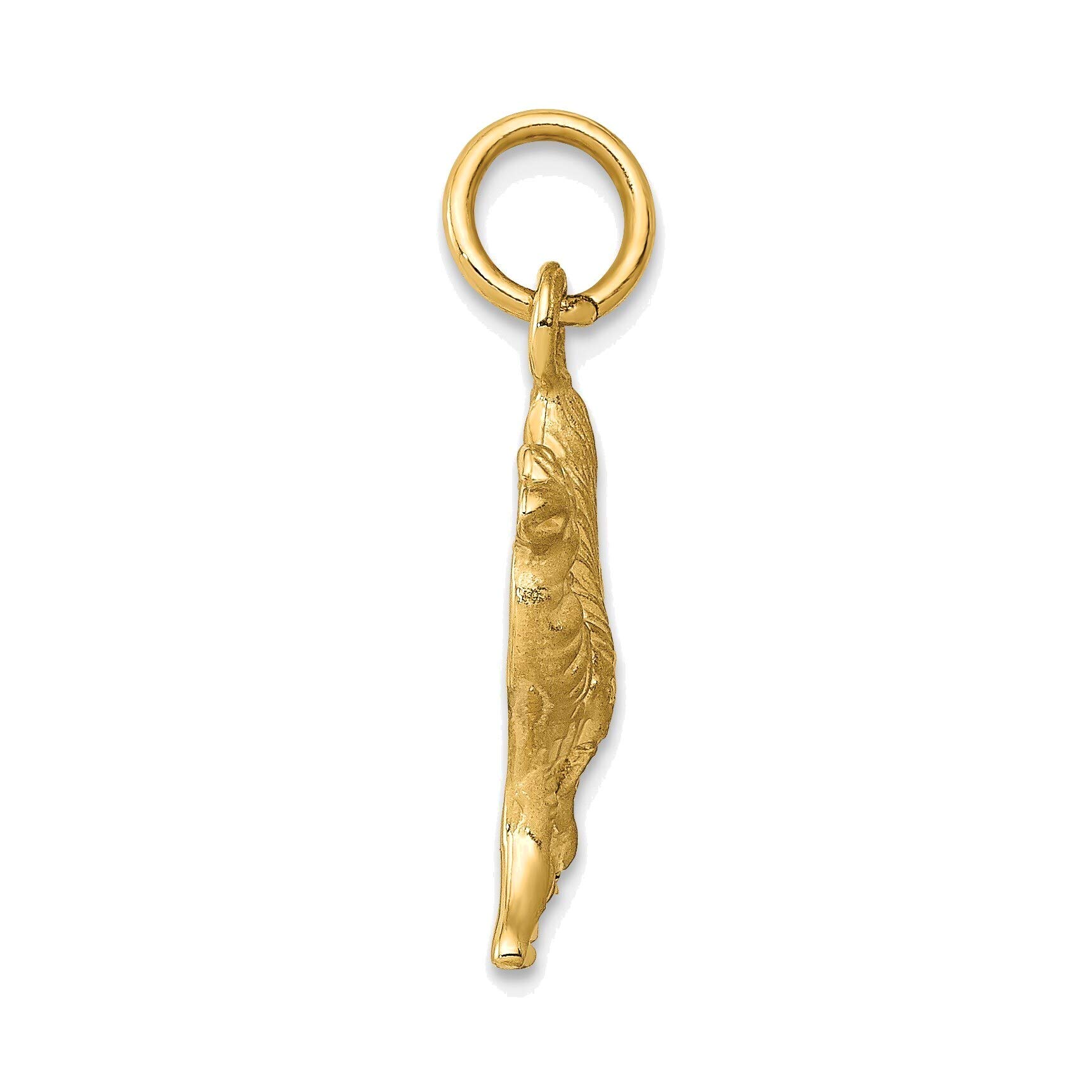 14K Yellow Gold Camel Charm Jewelry for Travel Lovers