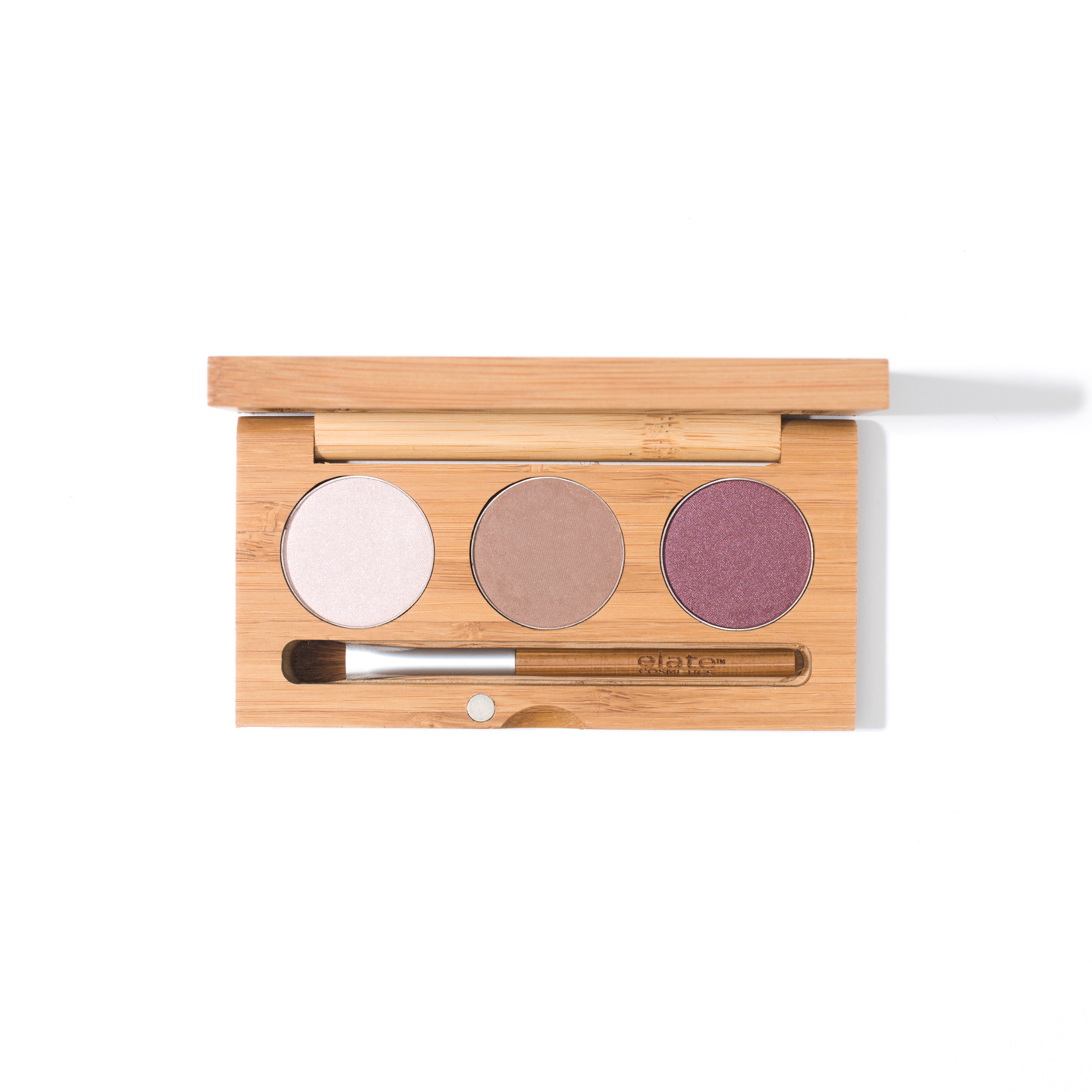 Elate Bamboo Eyeshadow Trio - Natural Vegan Eyeshadow Palette for Sensitive Eyes | Perfect for Everyday Makeup, Party & Special Occasions