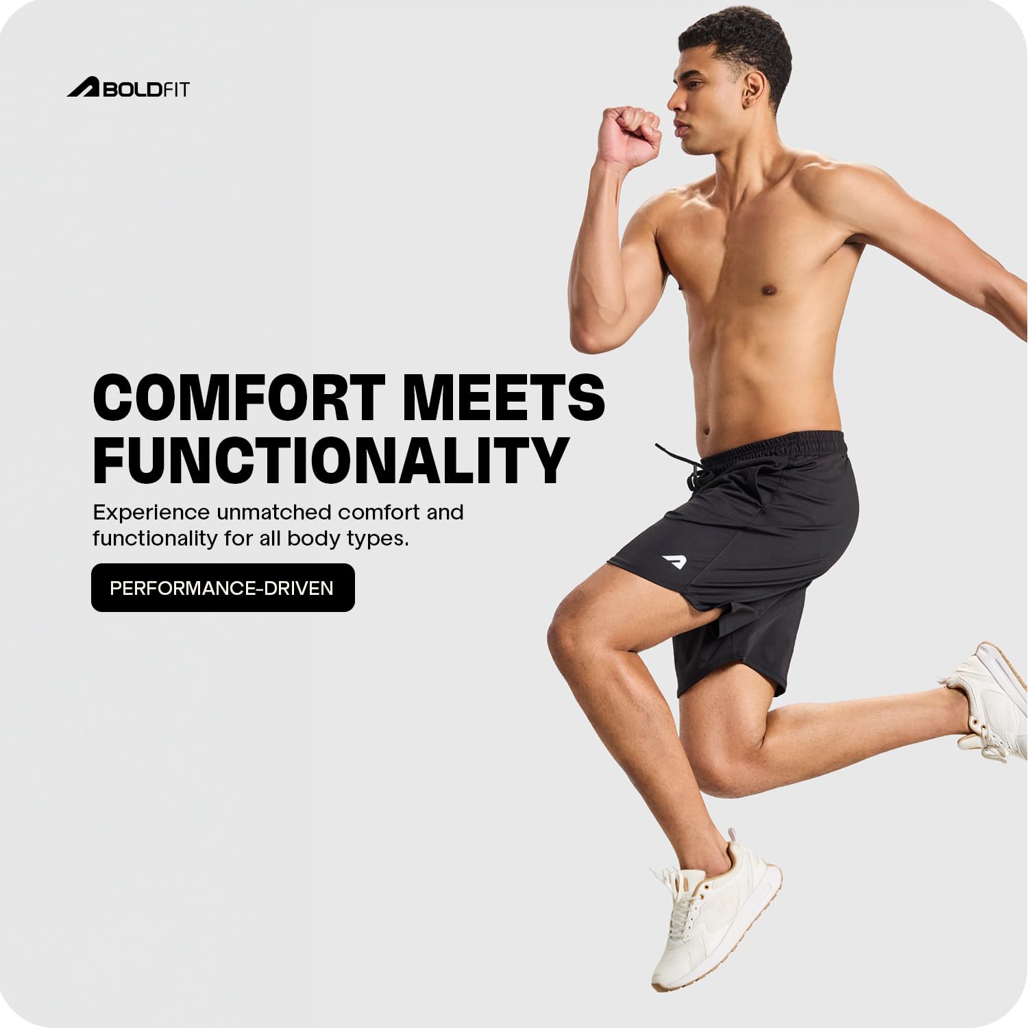 Boldfit Men's Gym Shorts - Quick Dry Workout Shorts for Men & Boys, Lightweight Training Shorts for Home, Gym & Sports | Perfect for Running, Basketball & Casual Wear