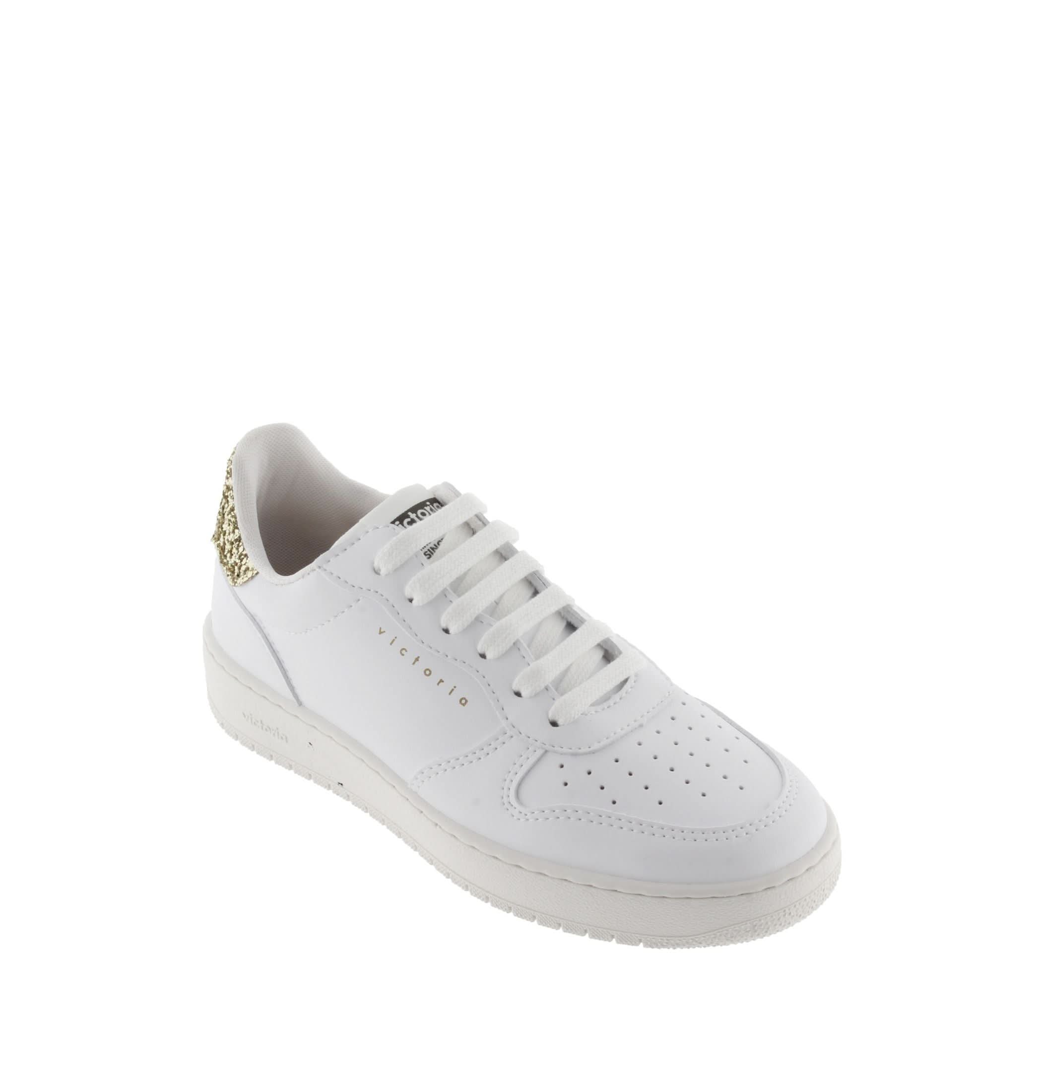 Women's Madrid Faux Leather & Glitter Sneakers - Fashionable Comfort for Casual Wear, Work & Night Out