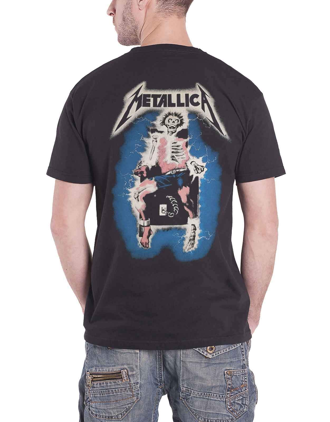 Metallica 'Ride The Lightning' Official Band T-Shirt - Vintage Rock Music Tee for Men & Women - Perfect for Concerts, Gifts & Casual Wear