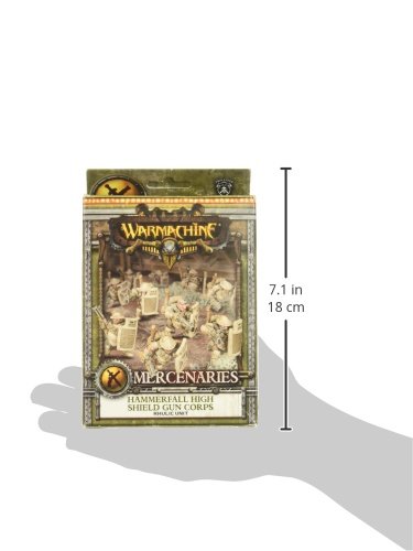 Privateer Press Warmachine Mercenaries High Shield Gun Corps Model Kit - Tabletop Wargaming Miniatures for Strategy Games & Collectors
