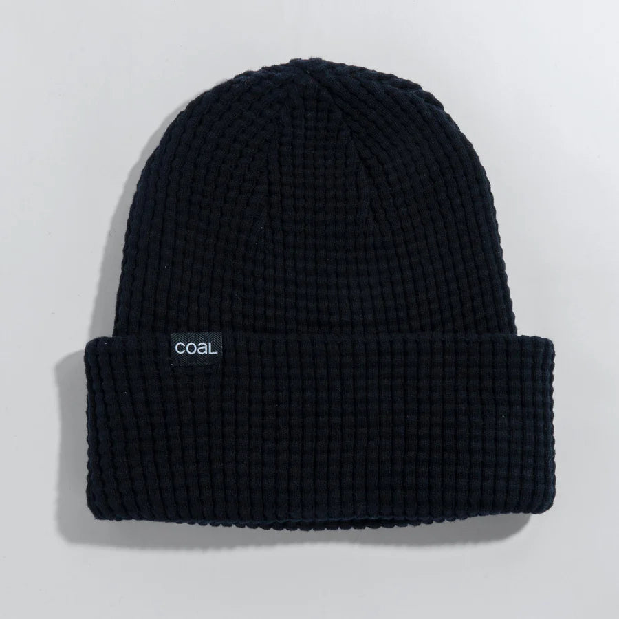 Coal 2025 Crossover Beanie - Black Winter Hat for Men & Women | Trendy Unisex Skull Cap for Cold Weather, Outdoor Activities & Streetwear Fashion