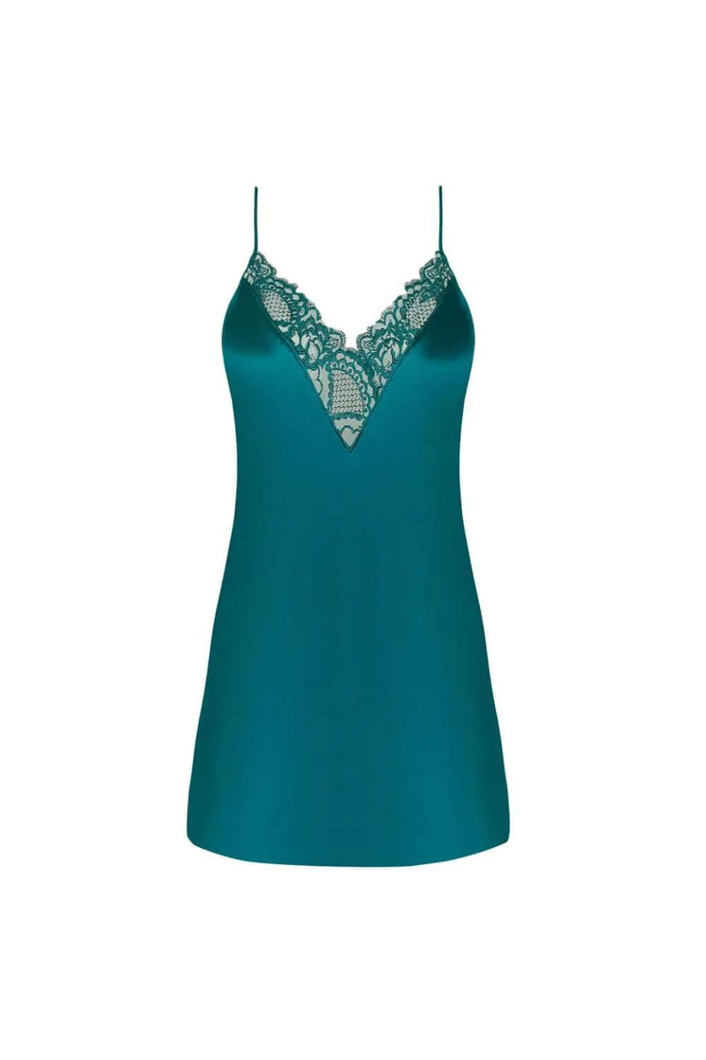 Elegant Lace Babydoll in Princess Green - Perfect for Romantic Nights & Special Occasions