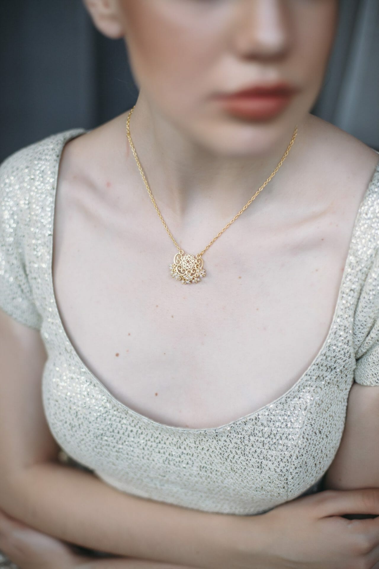Delicate Darling Necklace & Stud Earrings Set - Dainty Gold Plated Jewelry for Women, Perfect Gift for Valentine's Day, Anniversary or Birthday | Everyday Wear & Special Occasions
