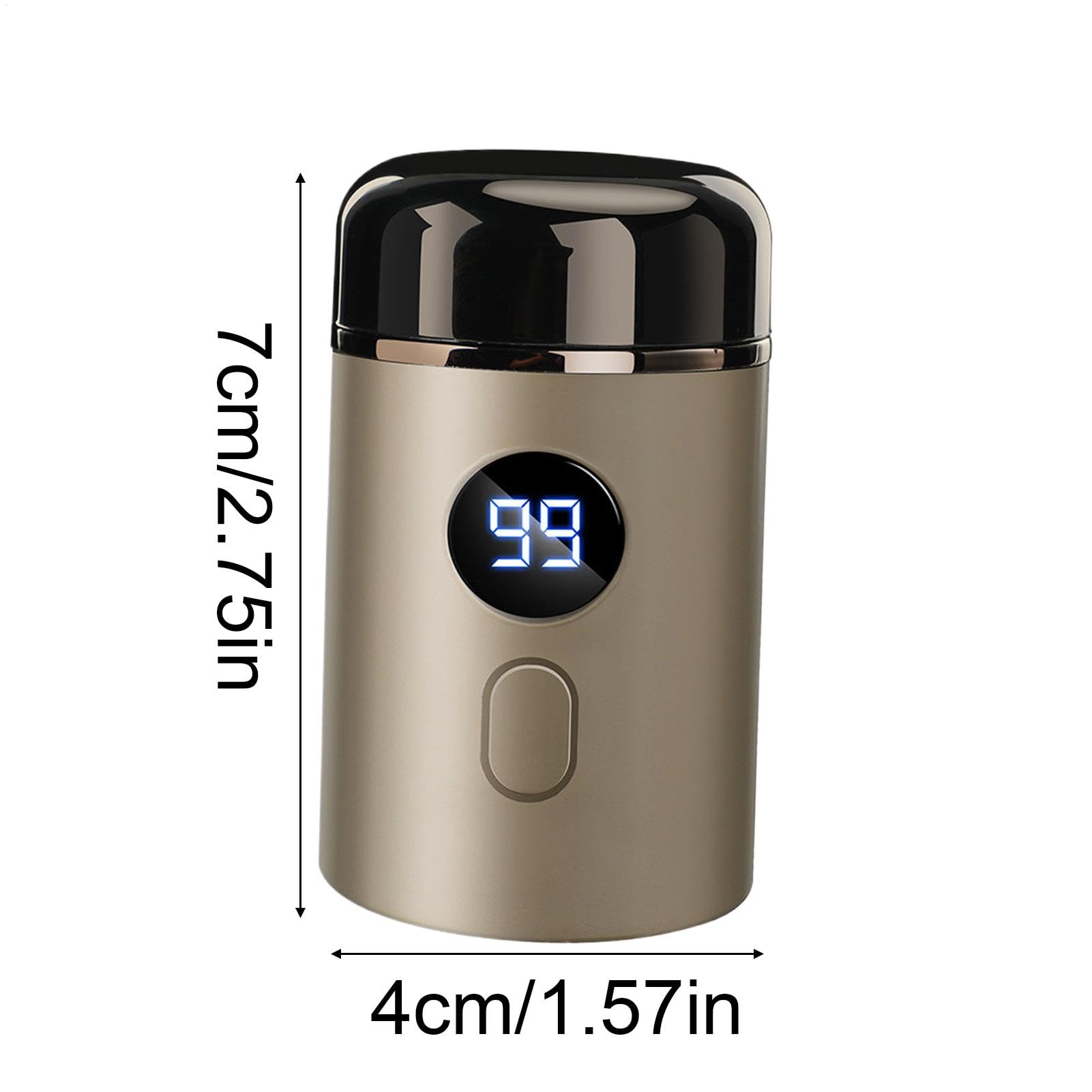 Men's Travel Electric Shaver - Portable Rechargeable Beard Trimmer & Body Groomer | Compact Shaving Machine for Business Trips, Gym, Camping & Father's Day Gifts