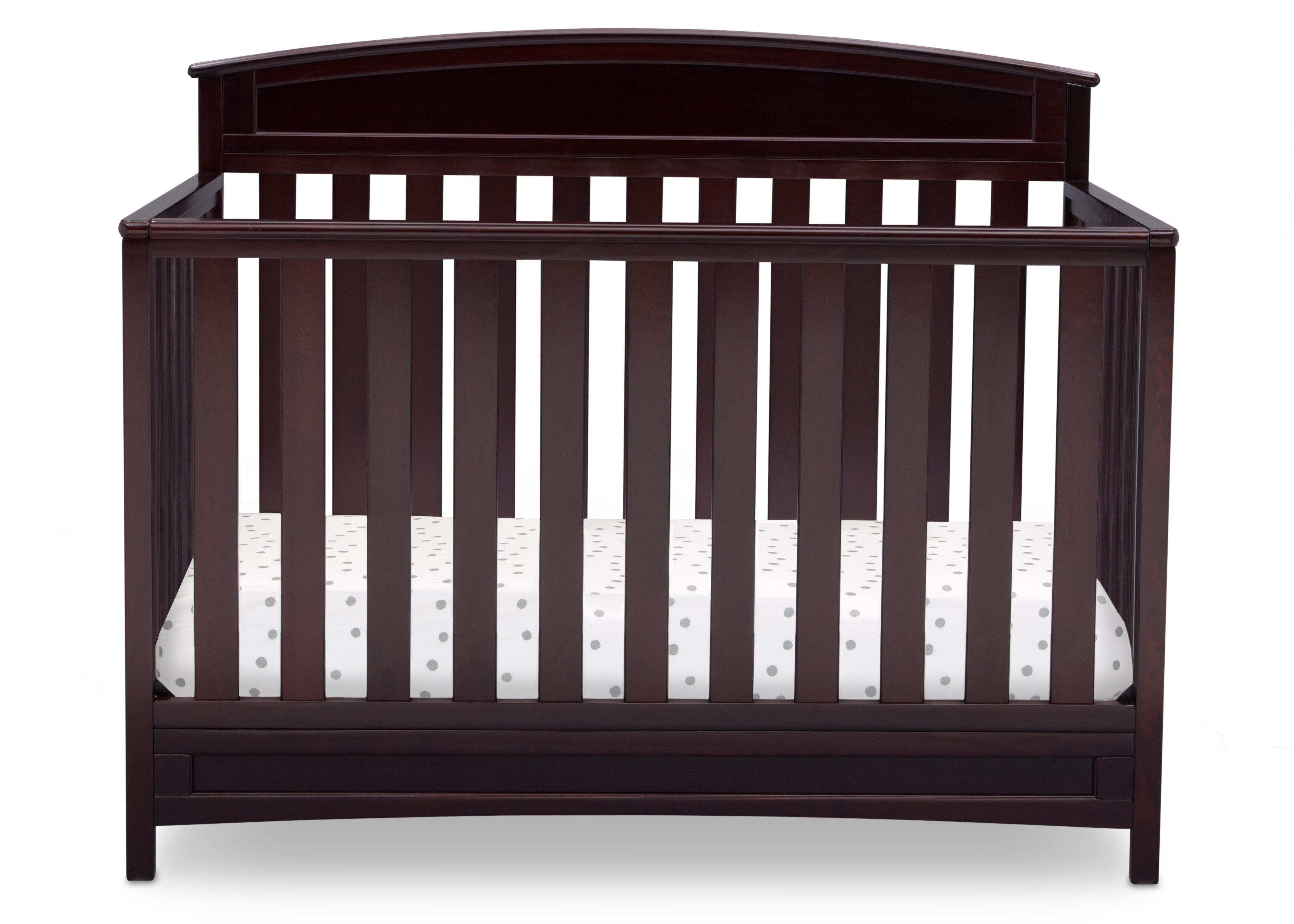 Sutton 4-in-1 Convertible Baby Crib - White Nursery Furniture for Newborn to Toddler Bed | Safe & Stylish Modern Nursery Design for Boys & Girls Rooms