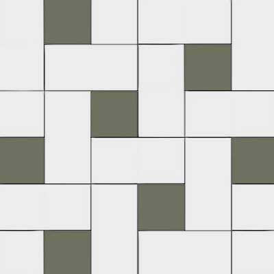 Winchester Vit/Grön Australian Green Granite Clinker by Winckelmans | Premium Stone Tiles for Kitchen Backsplash & Bathroom Flooring