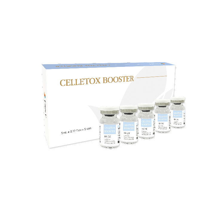 Ultra V Celletox Booster - Hydrating & Brightening Skin Serum (3ml x 5 Vials) for Anti-Aging & Glowing Complexion | Perfect for Night Routine & Travel Skincare