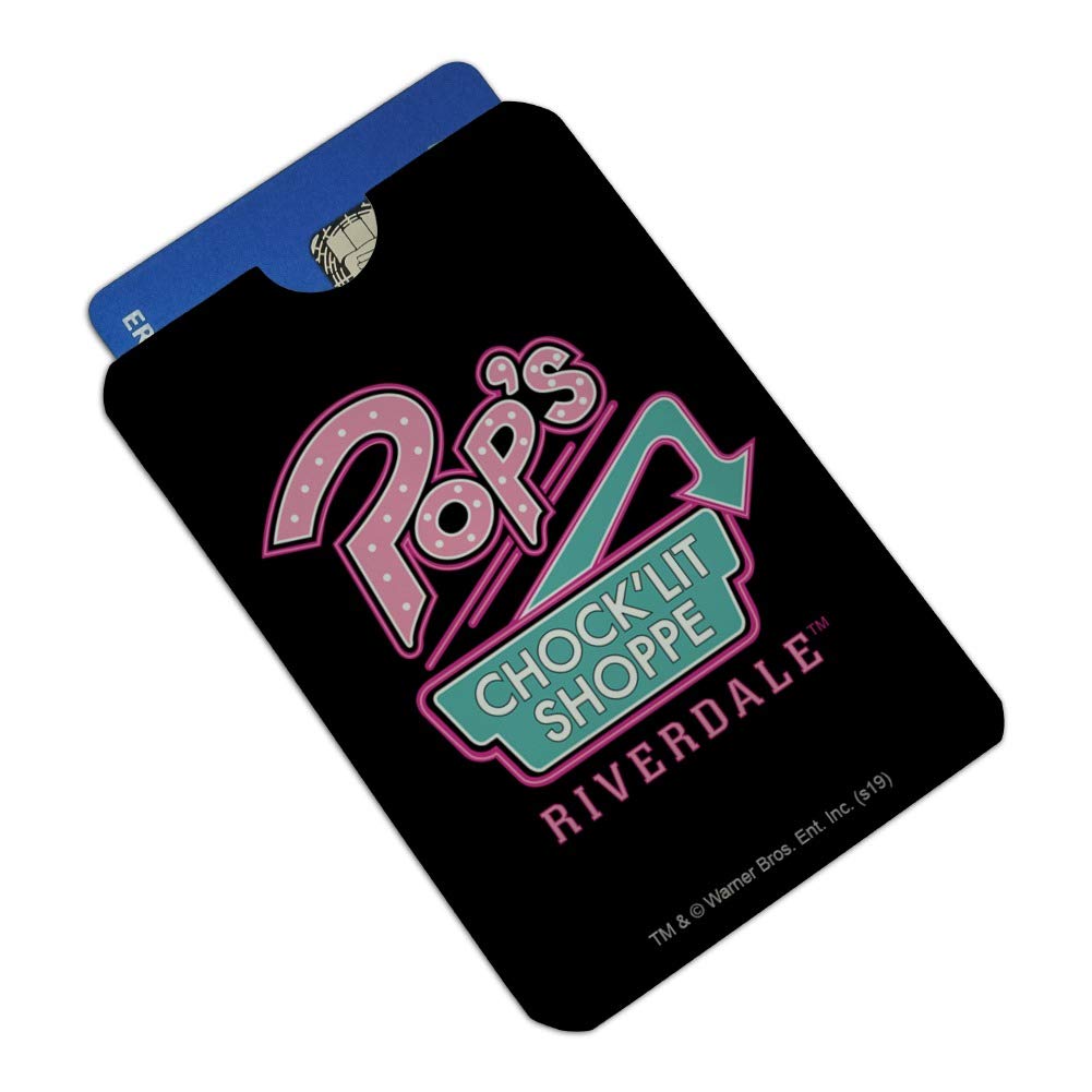 Riverdale Pops Chock'lit Shoppe RFID Blocking Credit Card Holder Set of 4 - Secure Wallet Protector for Travel & Shopping