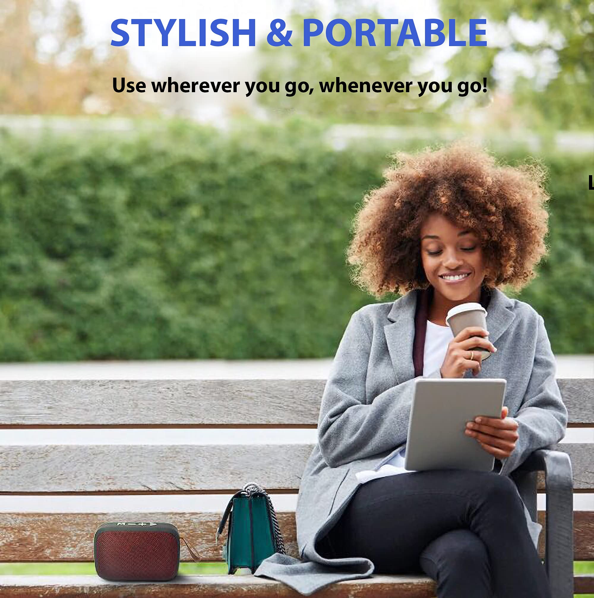 JBL Flip 3 Compatible Bluetooth Speaker - 3W Power, 6H Playtime, Fabric Design - Portable for Indoor, Outdoor & Travel Use (Blue) - Perfect for Beach, Camping & Home Parties
